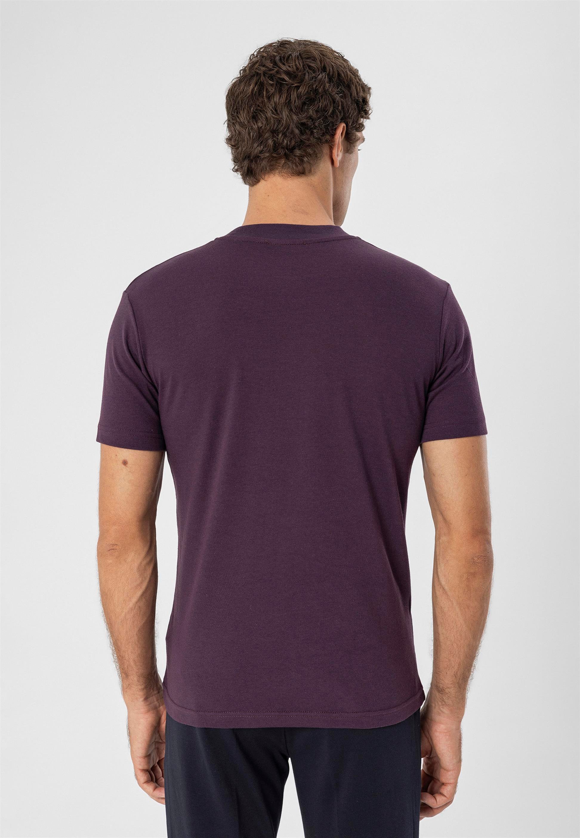 Antioch Mürdüm Bisiklet Yaka Slim Fit T-Shirt