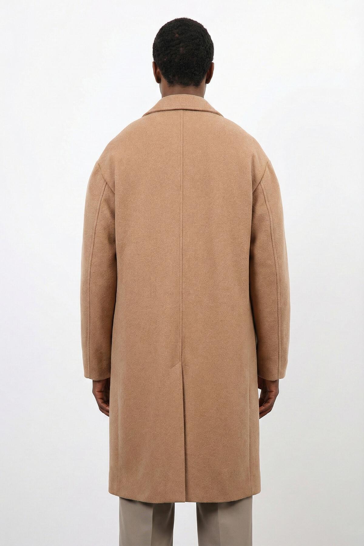 Antioch Camel Relax Fit Erkek Kaban