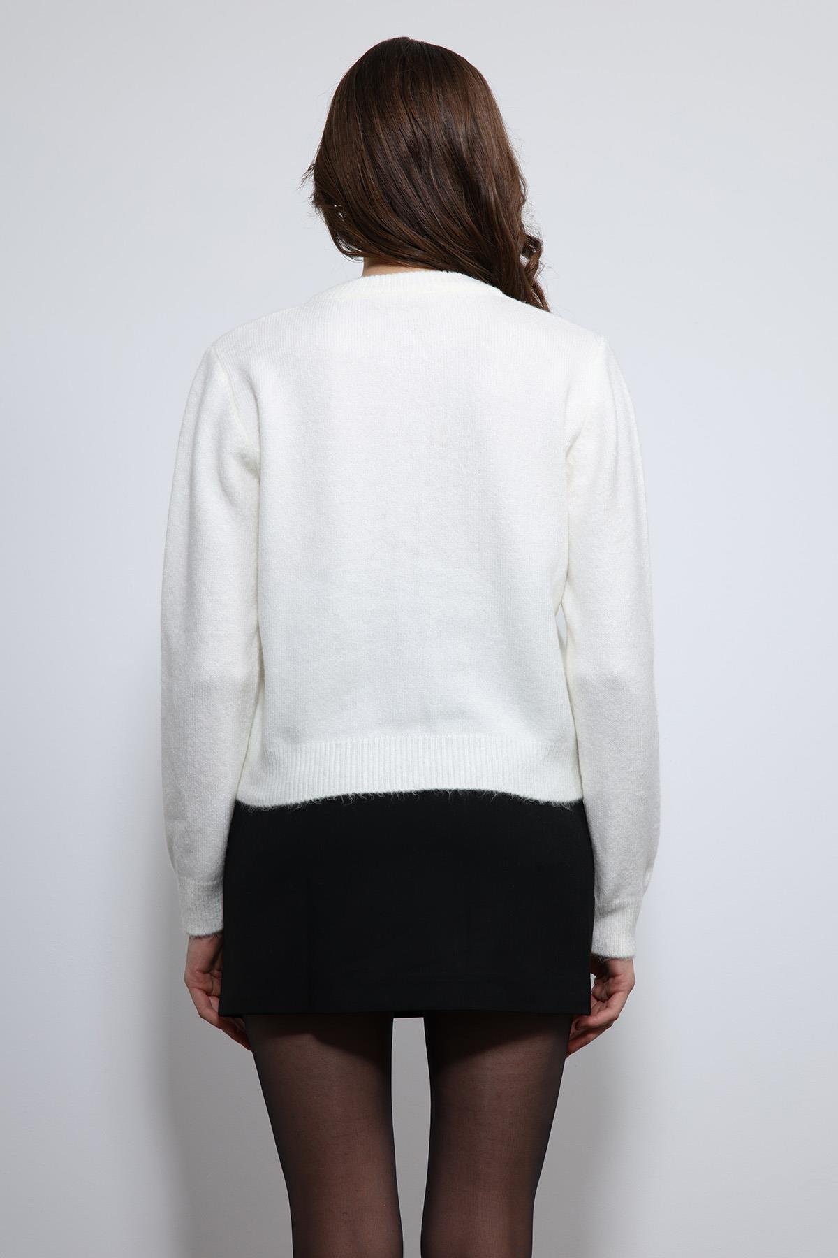 Antioch Ekru Yumuşak Dokulu Hırka