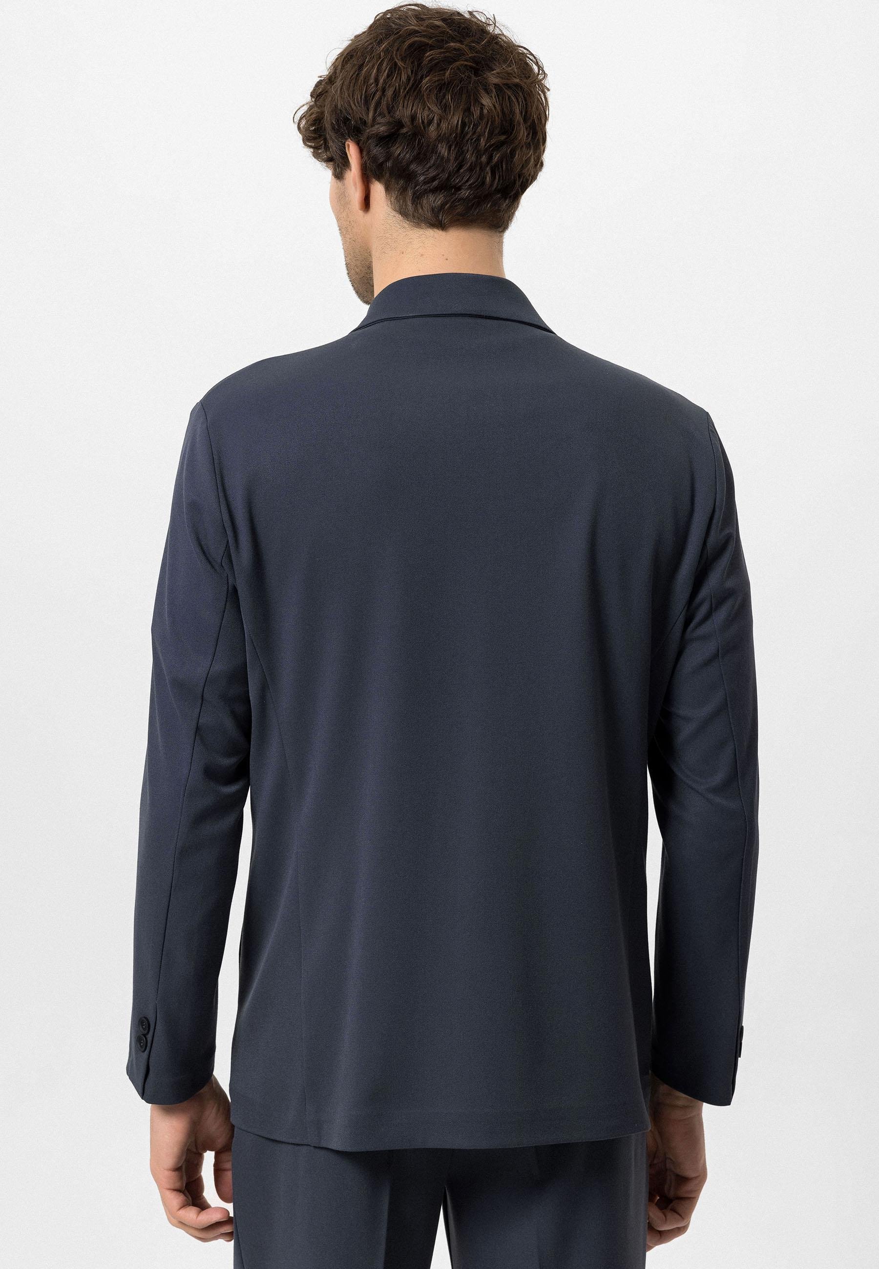 Antioch Füme Kruvaze Kapama Gizli Cep Erkek Blazer Ceket