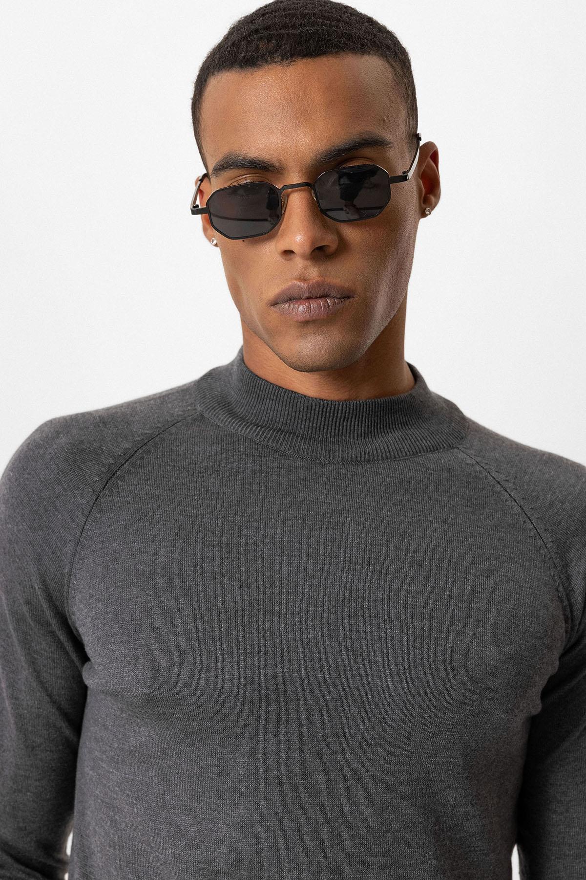 Antioch Füme Yarım Boğazlı Erkek Triko