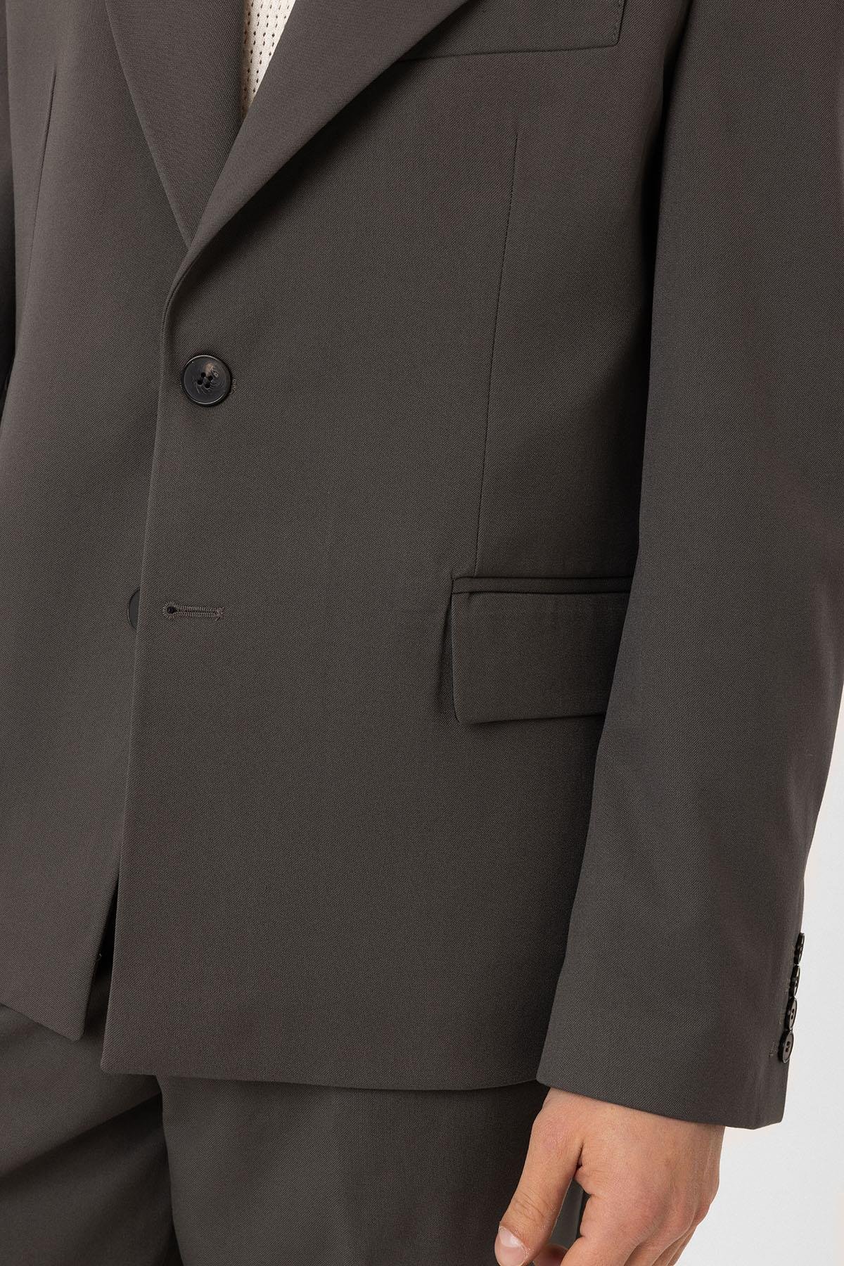 Antioch Haki Relax Fit Erkek Blazer Ceket