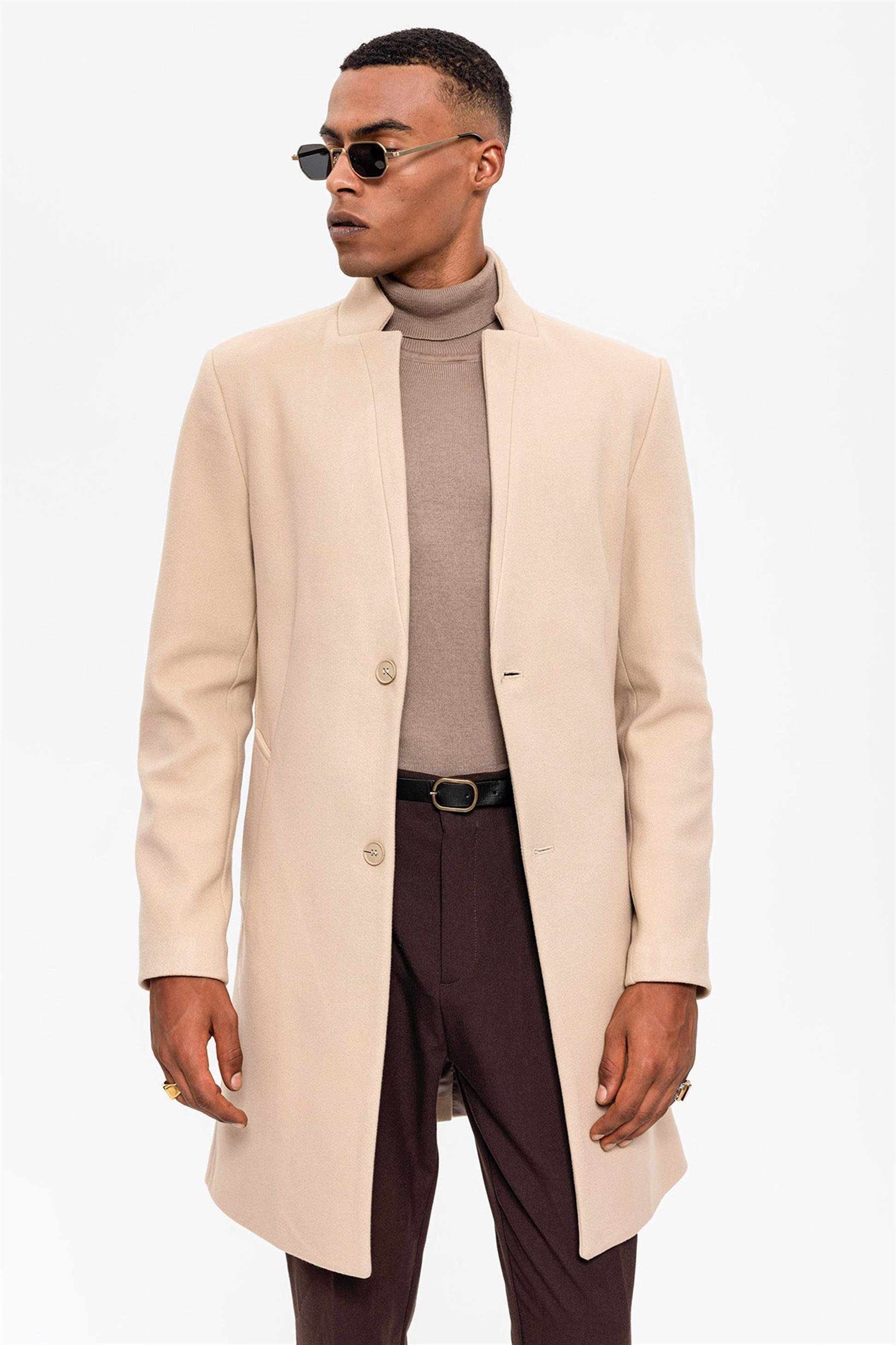 Antioch Bej Hakim Yaka Erkek Kaban