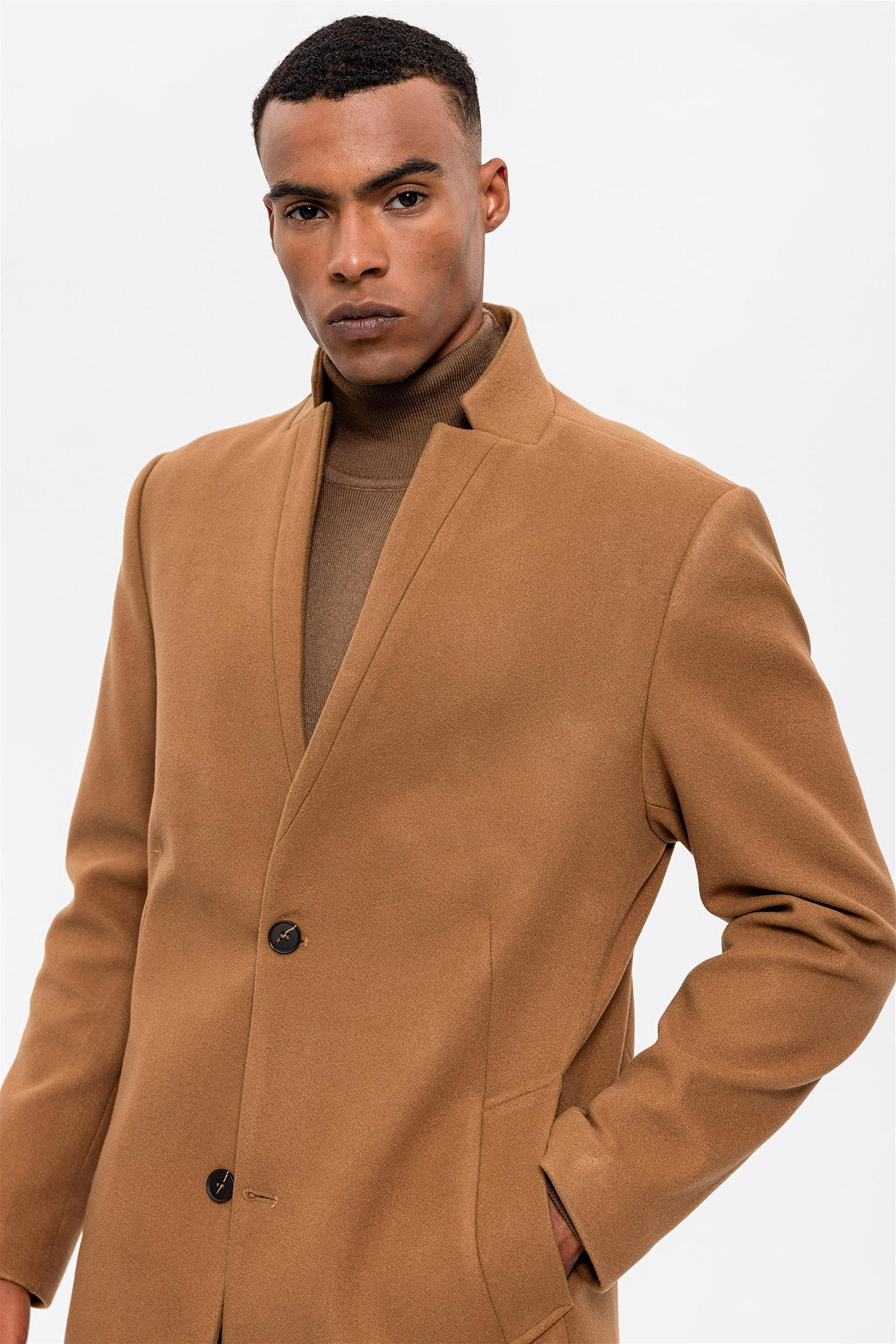 Antioch Camel Hakim Yaka Erkek Kaban