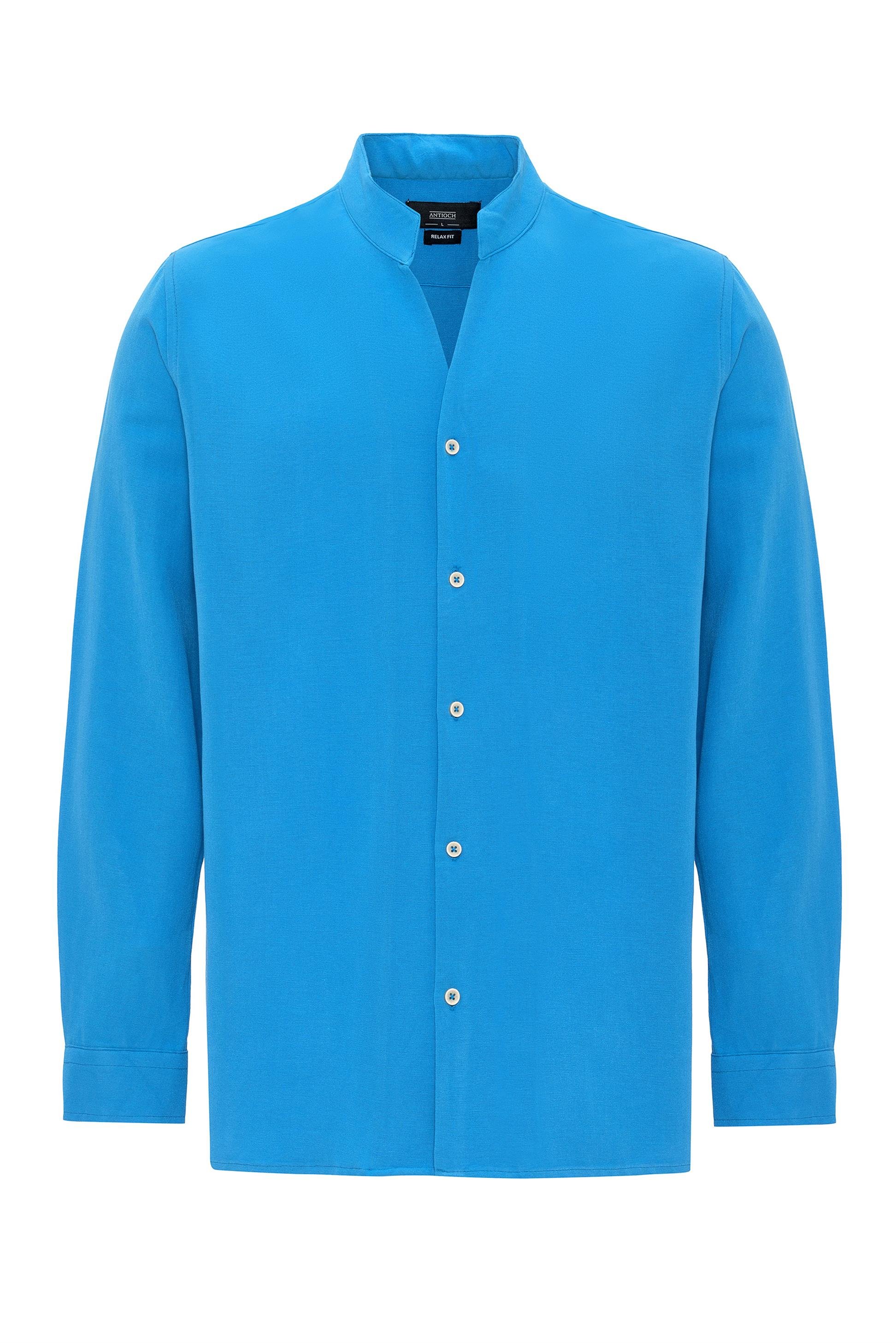 Antioch Saks Hakim Yaka Uzun Kollu Erkek Gömlek