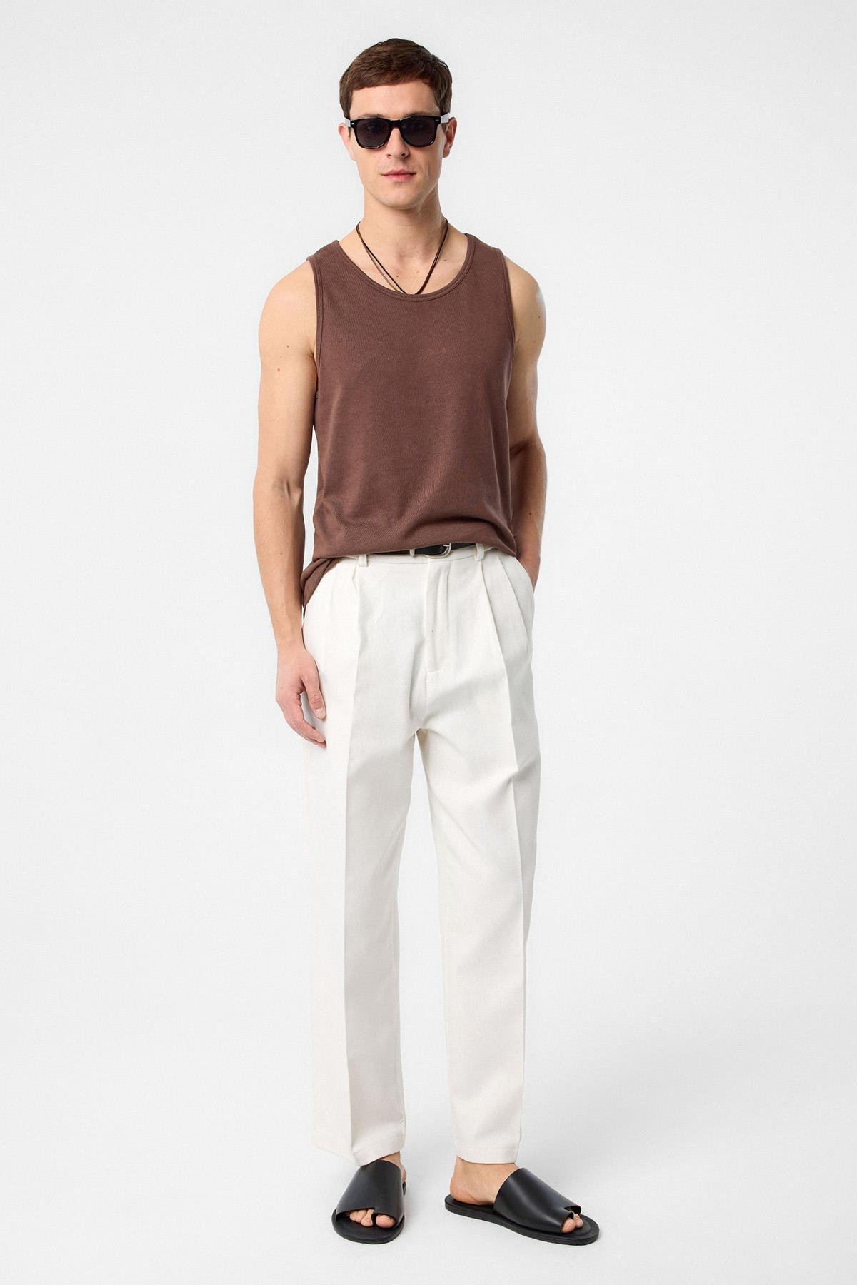 Antioch Kahve Basic Erkek Atlet