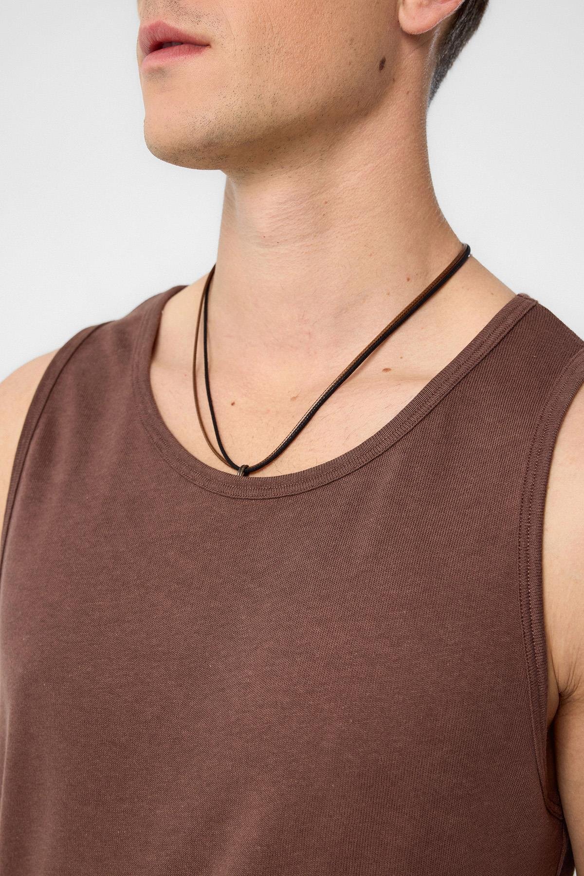 Antioch Kahve Basic Erkek Atlet