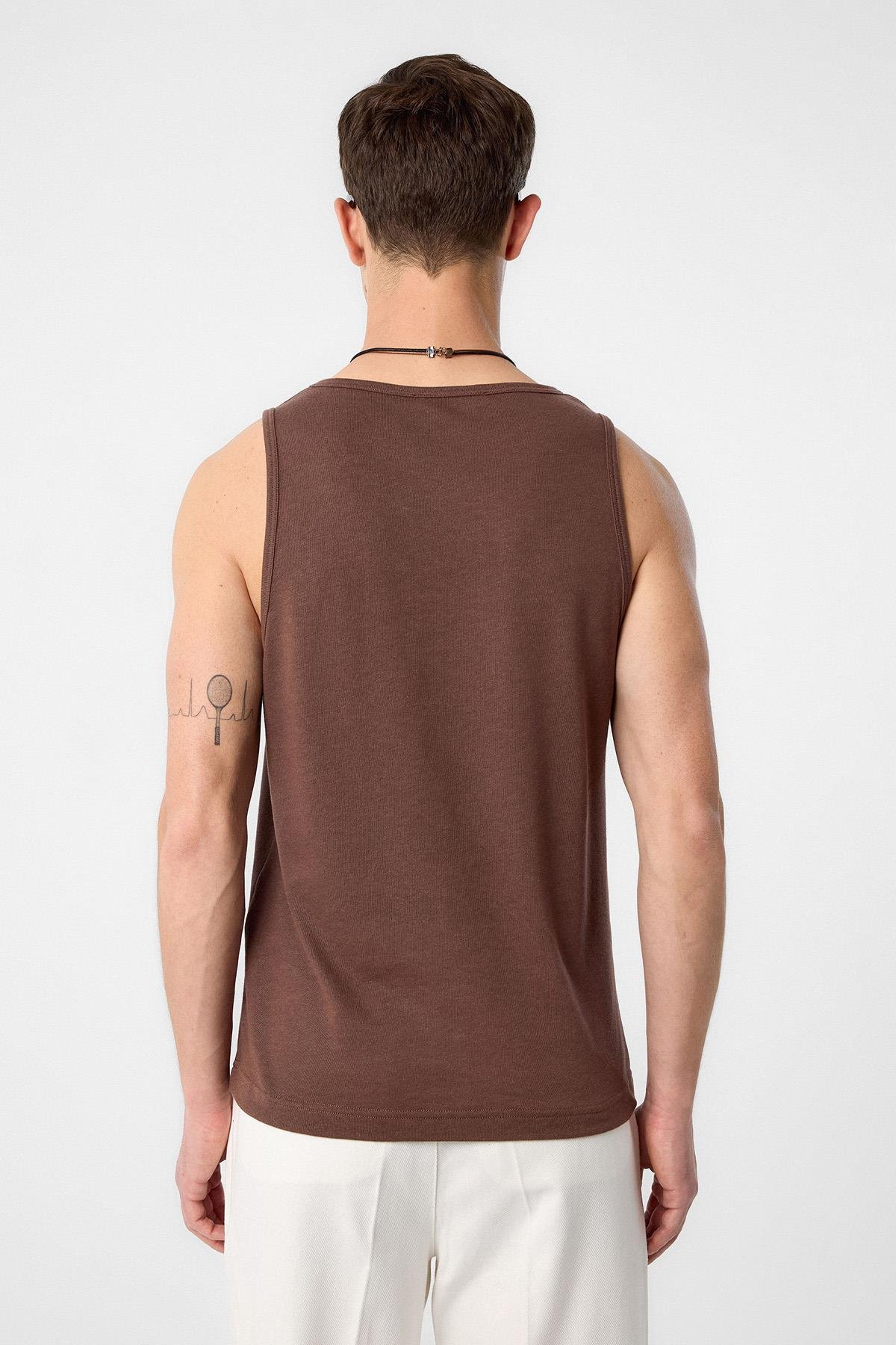 Antioch Kahve Basic Erkek Atlet