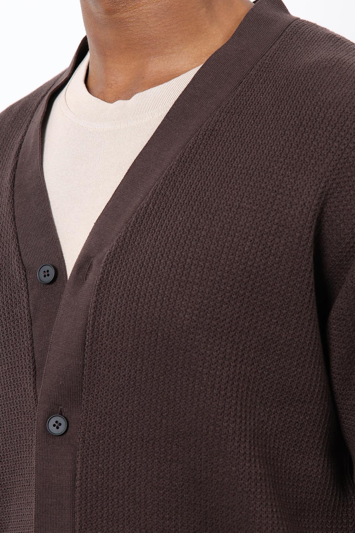 Antioch Kahve Basic Erkek Hırka