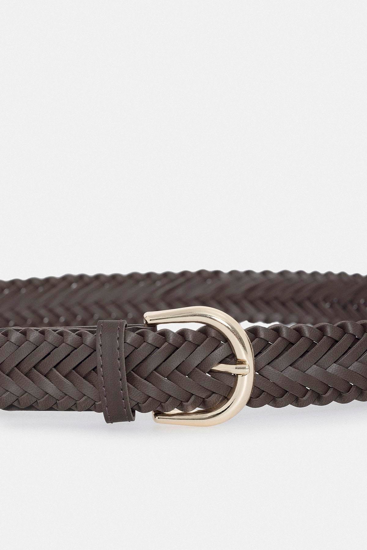 Antioch Kahve Örgü Kadın Kemer