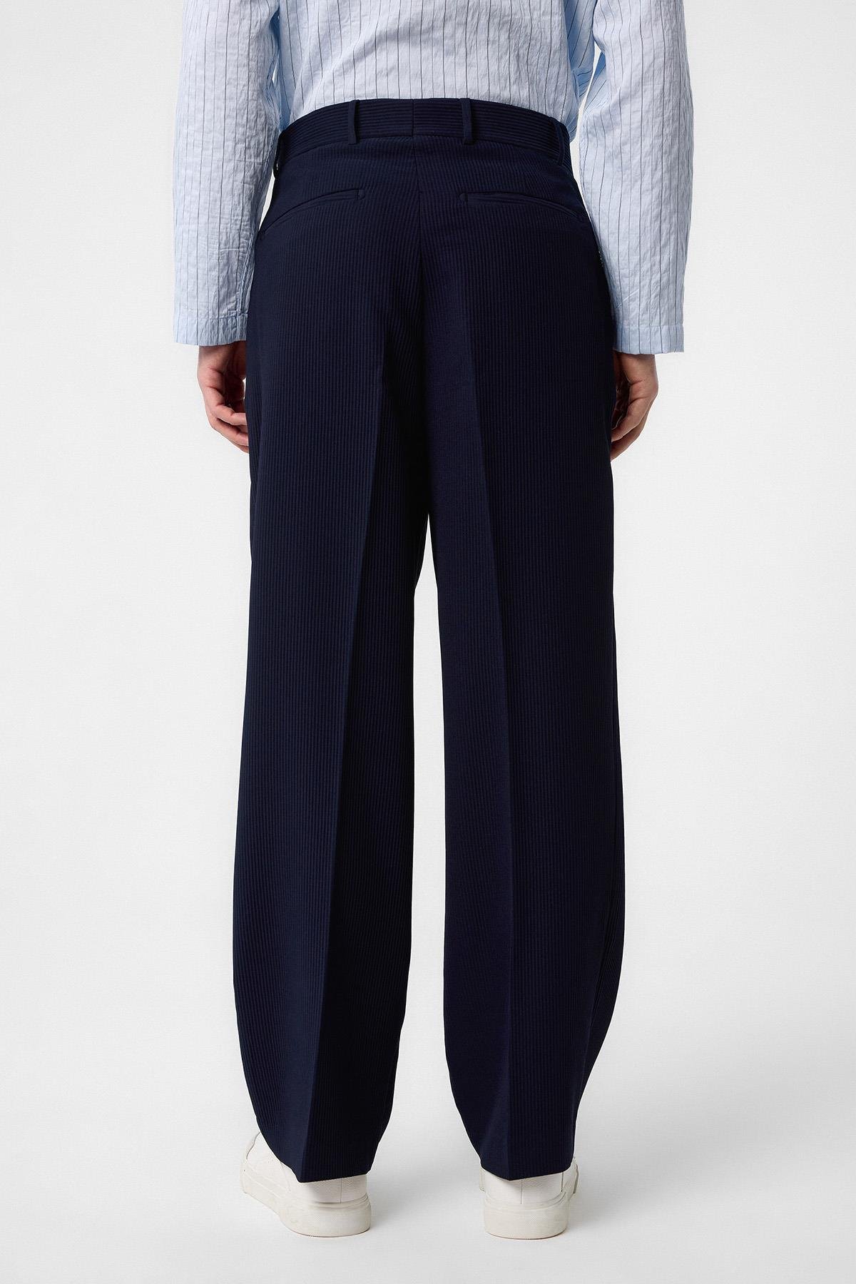 Antioch Lacivert Baggy Fitilli Erkek Pantolon