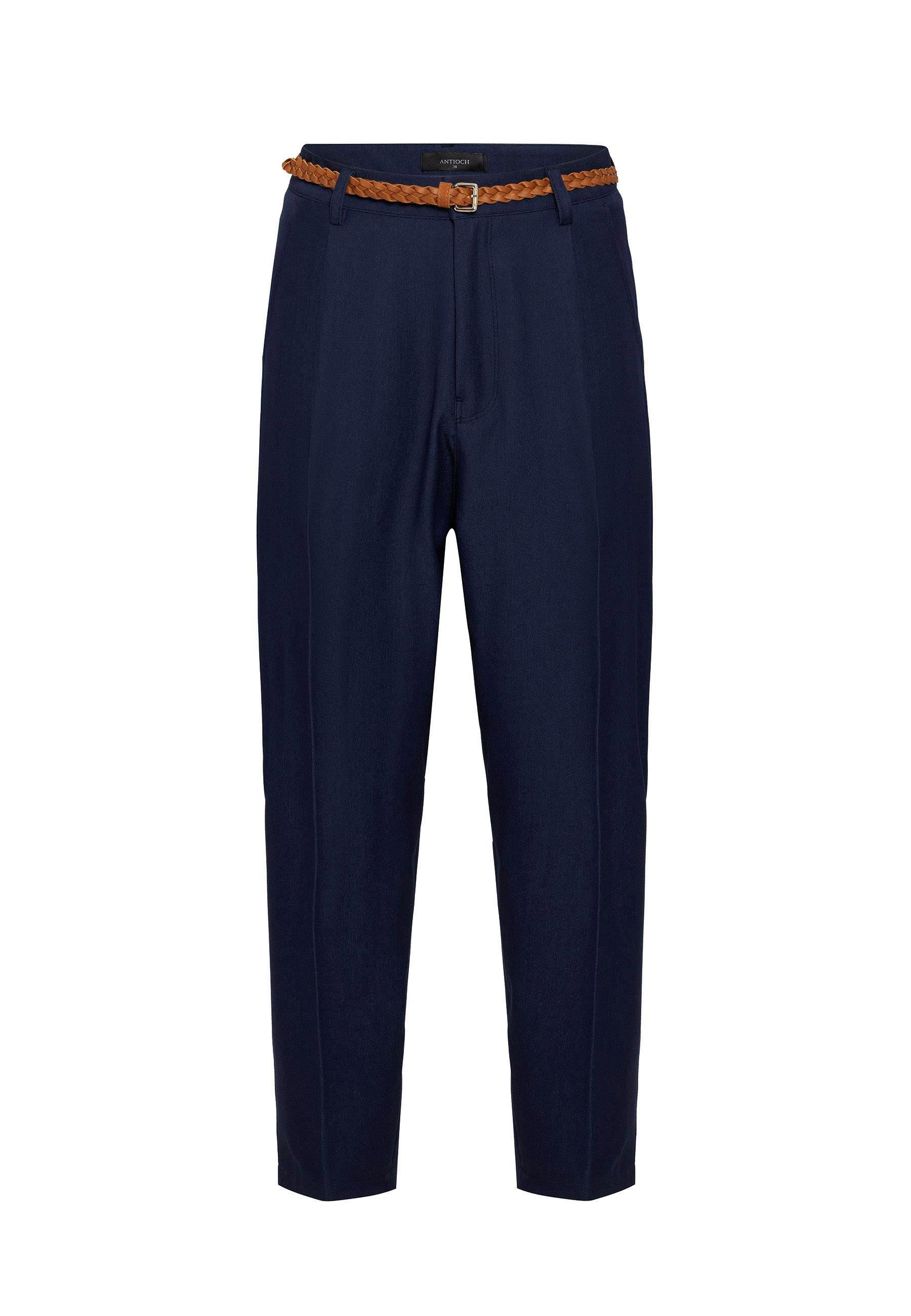 Antioch Lacivert Pensli Kadın Pantolon