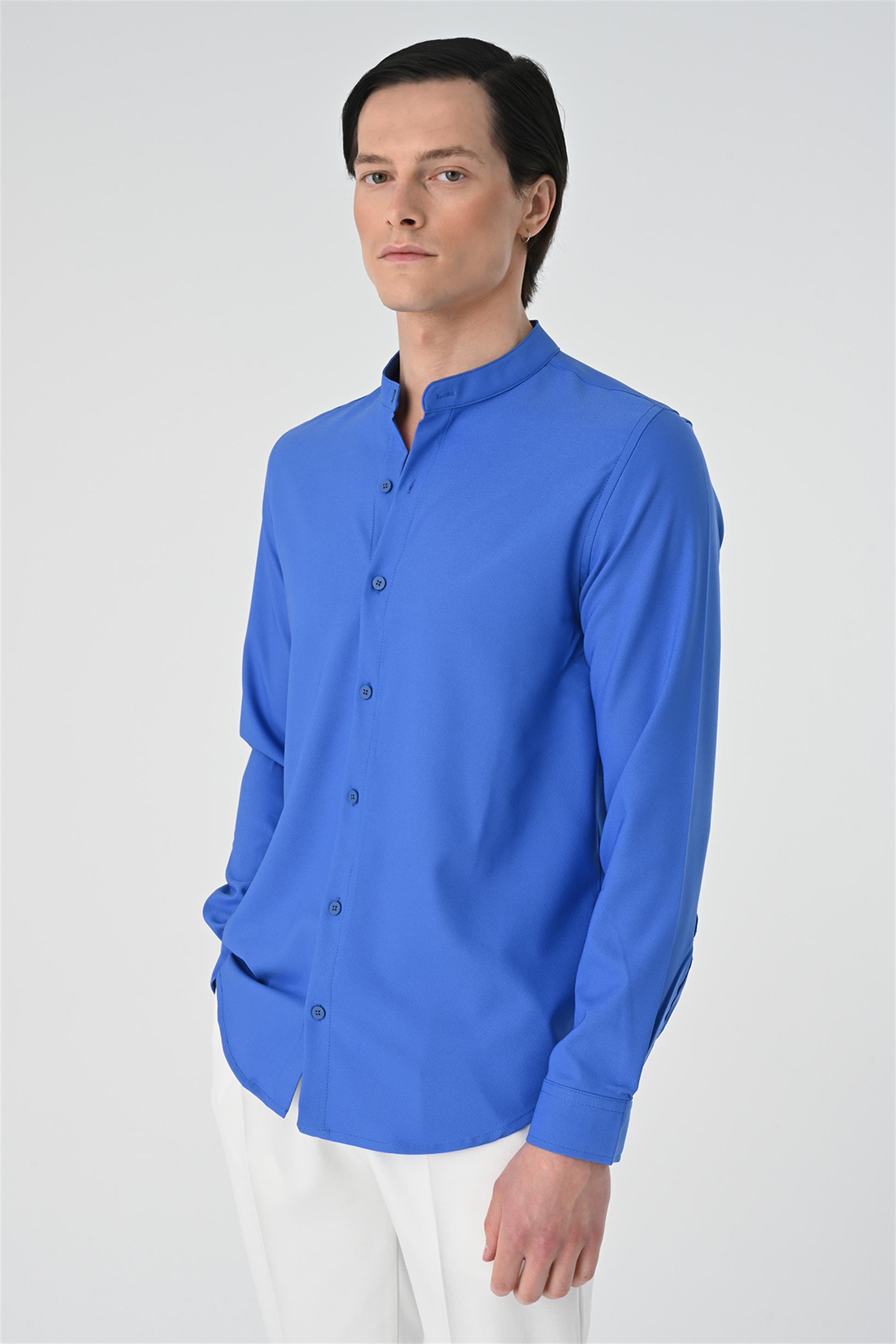 Antioch Saks Regular Fit Hakim Yaka Erkek Gömlek