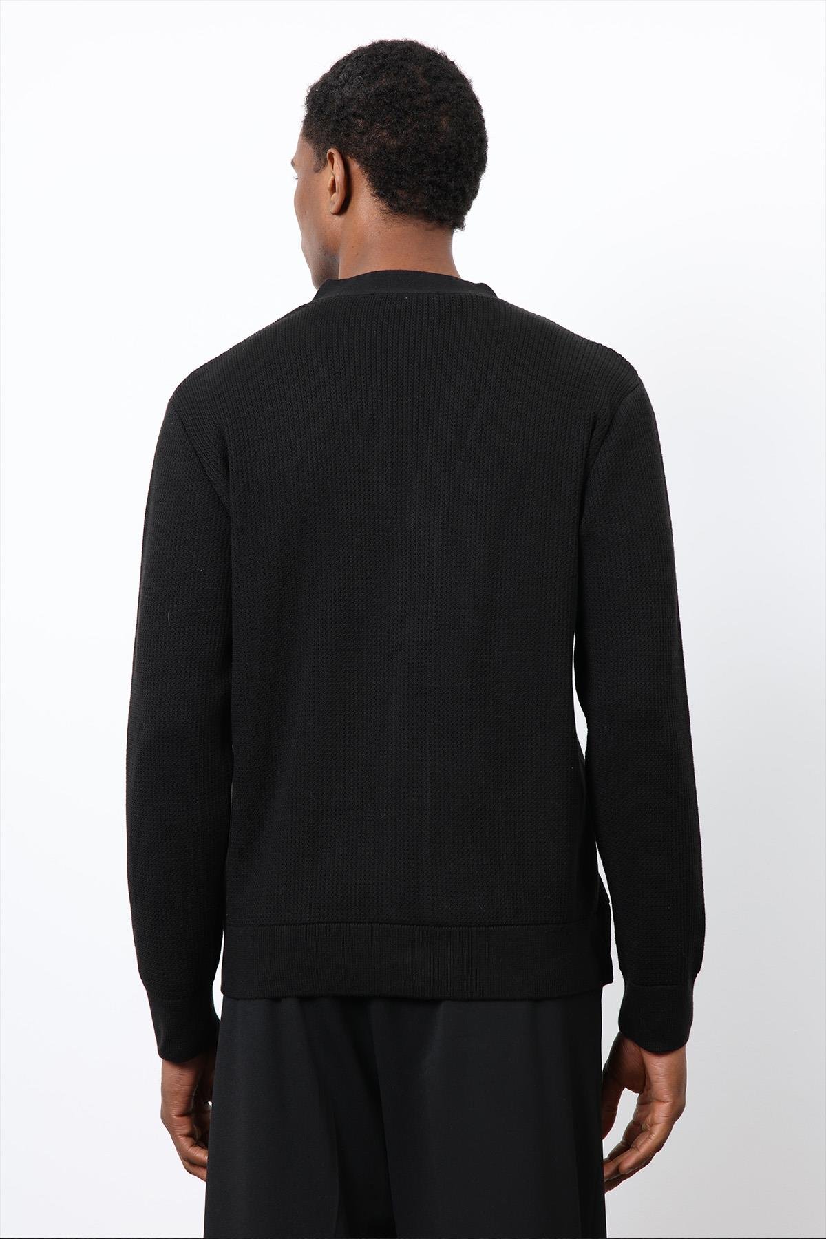 Antioch Siyah Basic Erkek Hırka