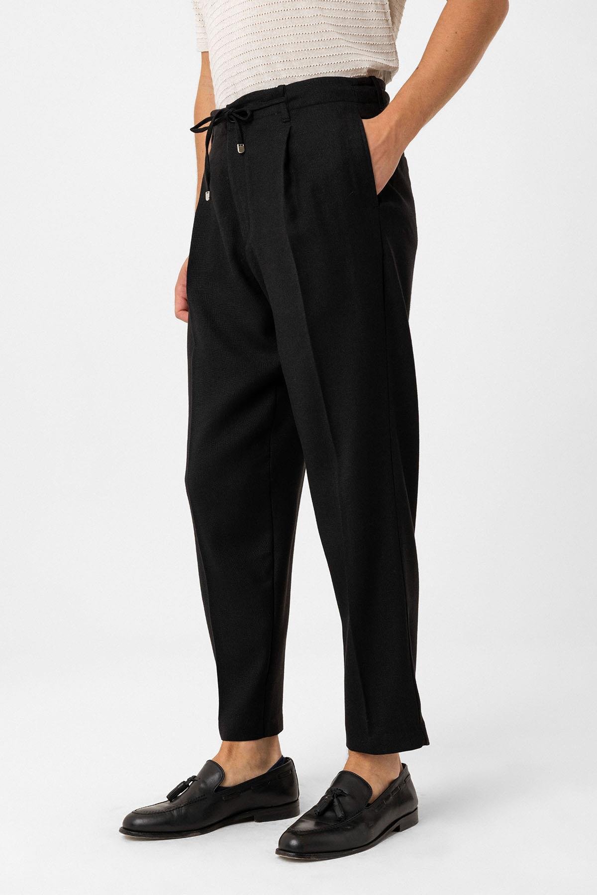 Antioch Siyah Jogger Relaxed Fit  Erkek Pantolon