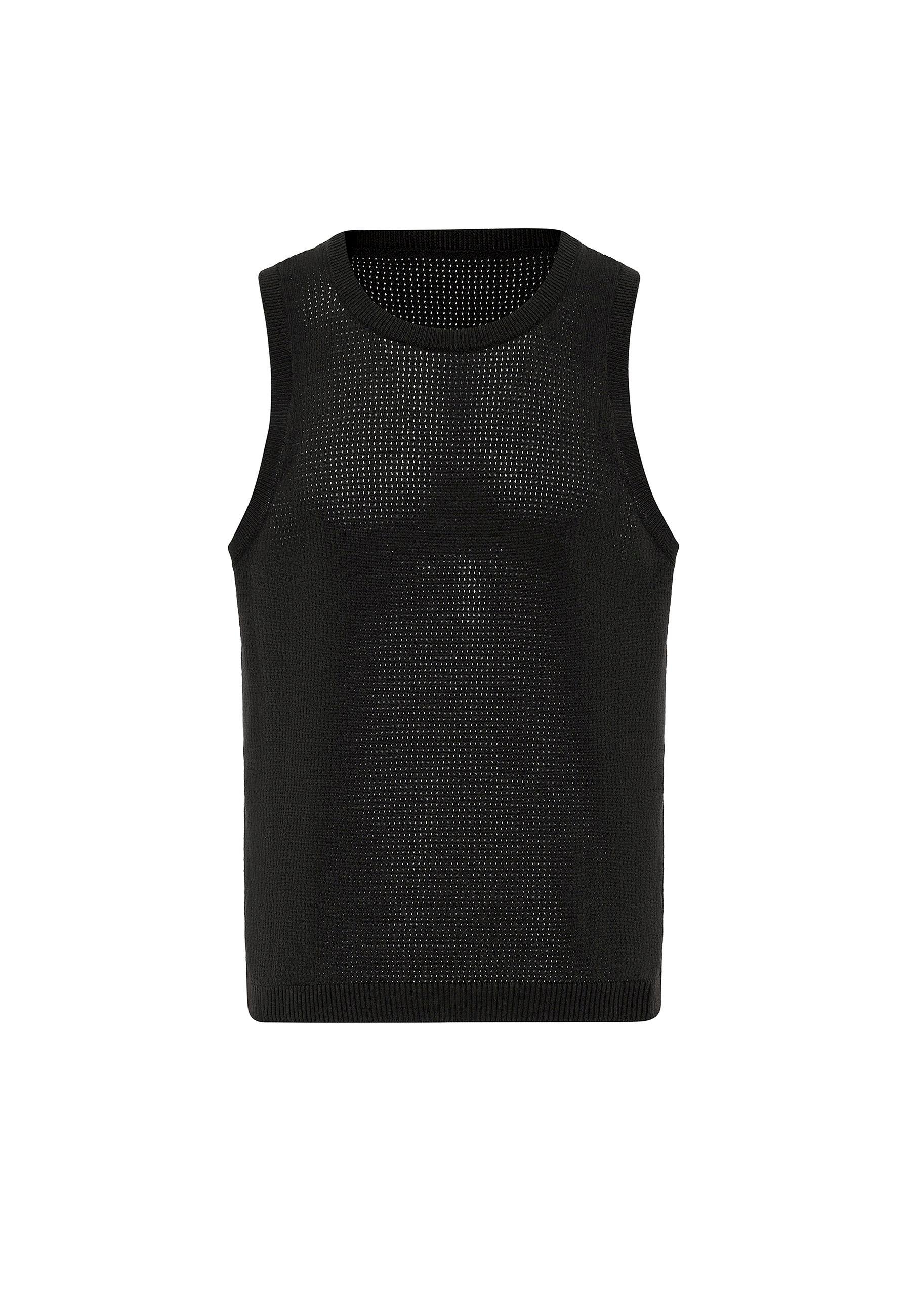 Antioch Siyah Örme Dokulu Erkek Atlet