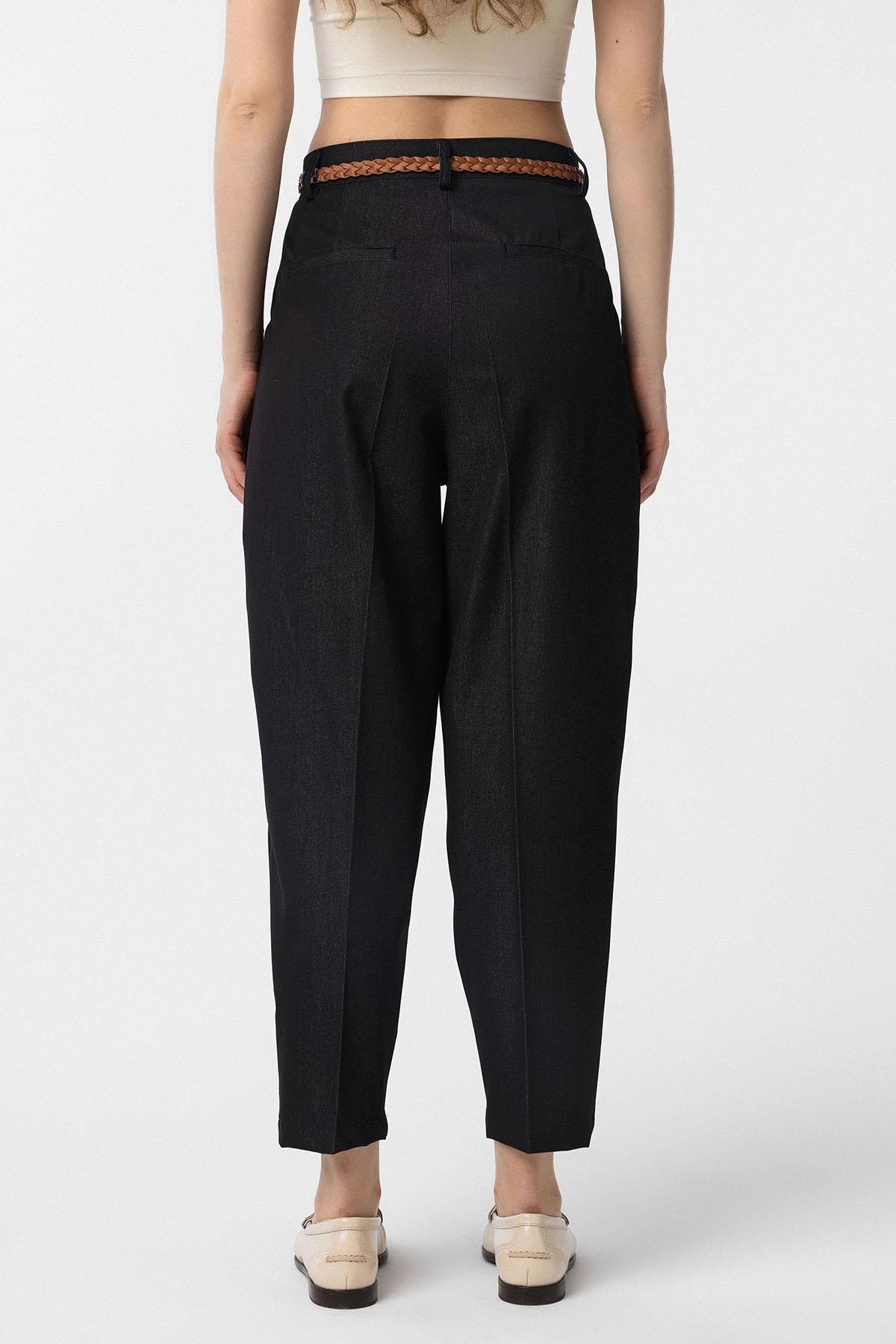 Antioch Siyah Pensli Kadın Pantolon