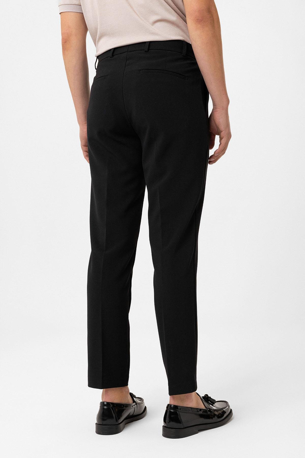 Antioch Siyah Slim Fit Comfort Erkek Pantolon