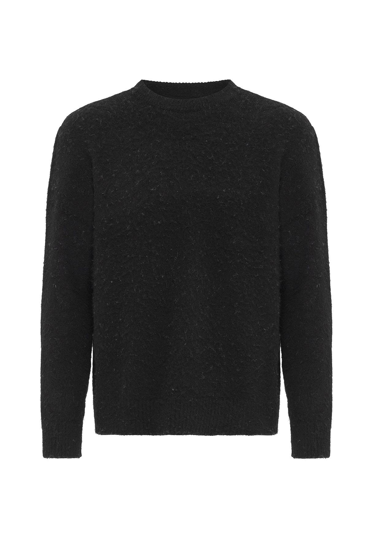 Antioch Siyah Yumuşak Dokulu Erkek Kazak