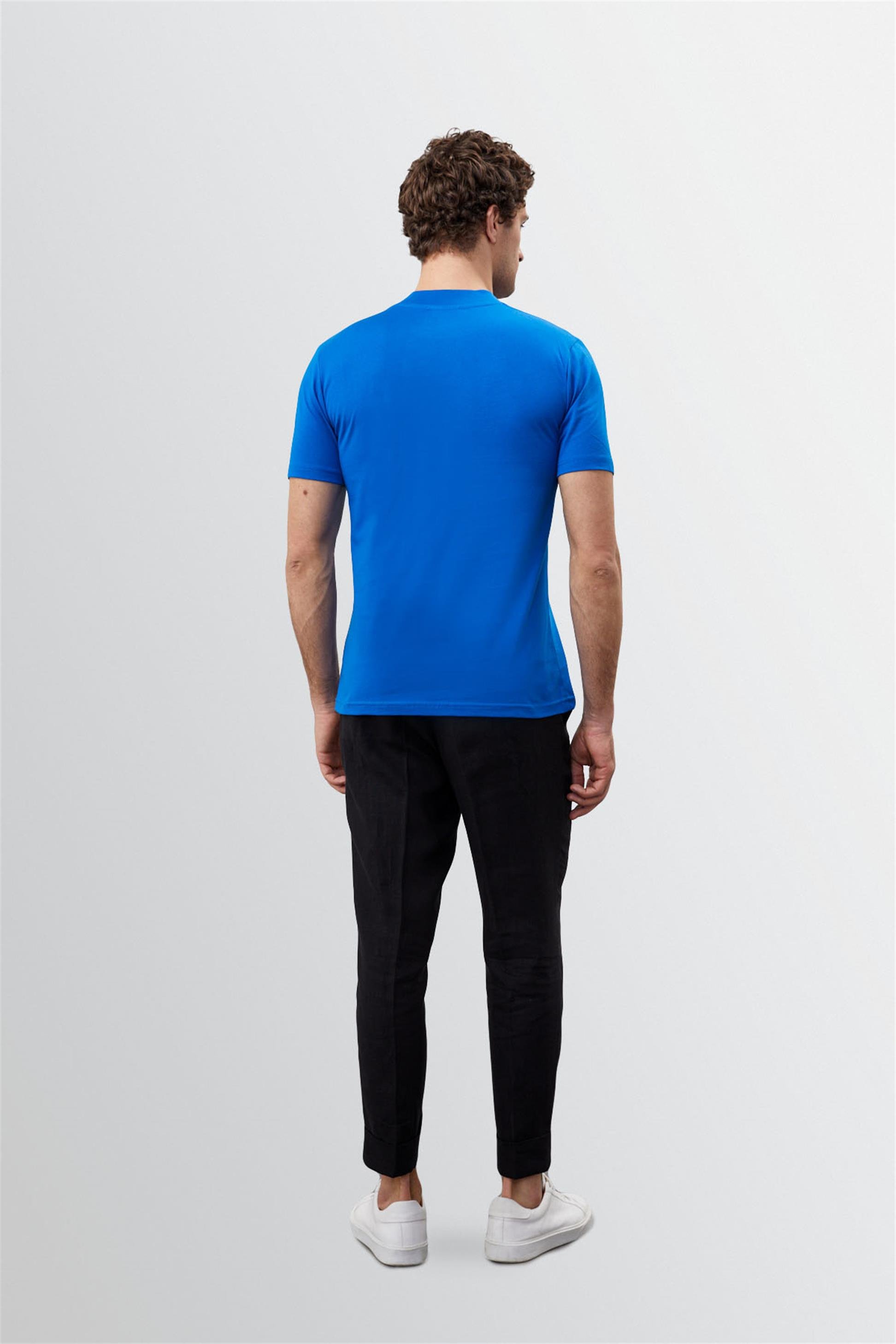 Antioch Men Saks Slim Fit Basic T-Shirt