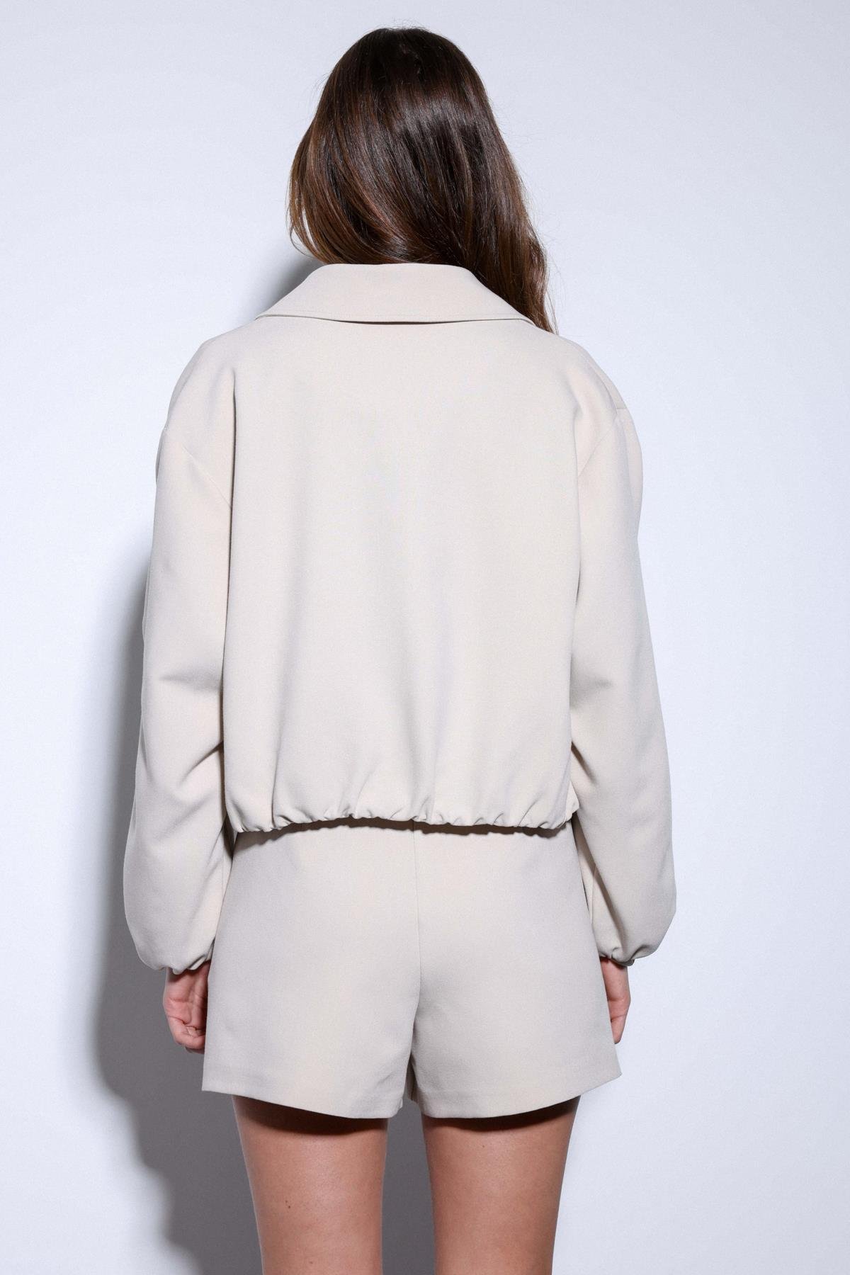 Antioch Taş Fermuarlı Bomber Kadın Ceket