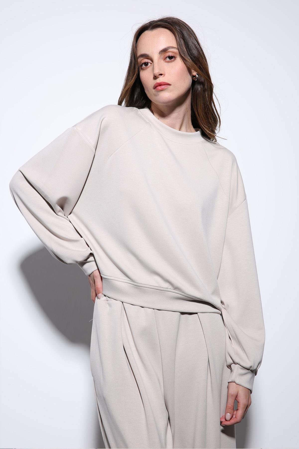 Antioch Taş Geniş Paça Relaxed Kadın Takım