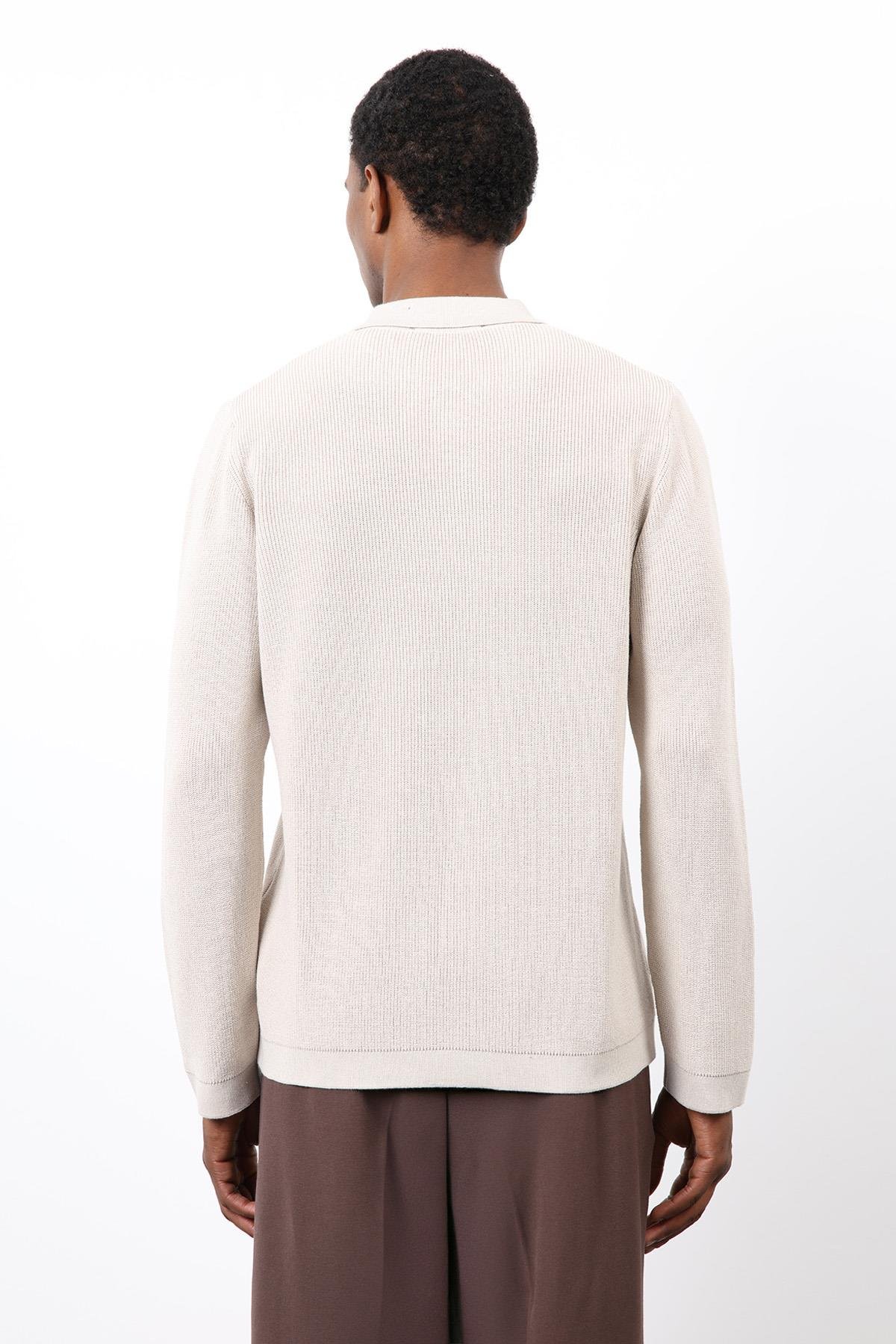 Antioch Taş İnce Örgü Triko Erkek Hırka