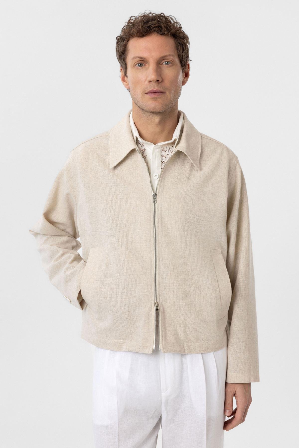 Antioch Taş Mevsimlik Relax Fit Erkek Mont