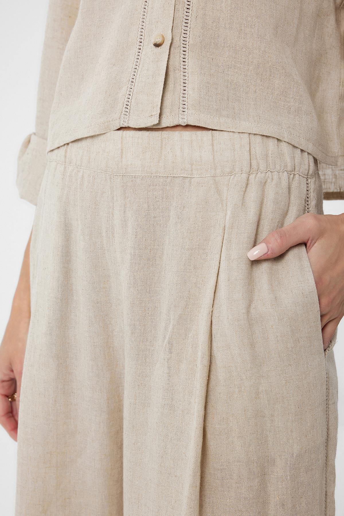 Antioch Taş Şerit Detaylı Kadın Pantolon