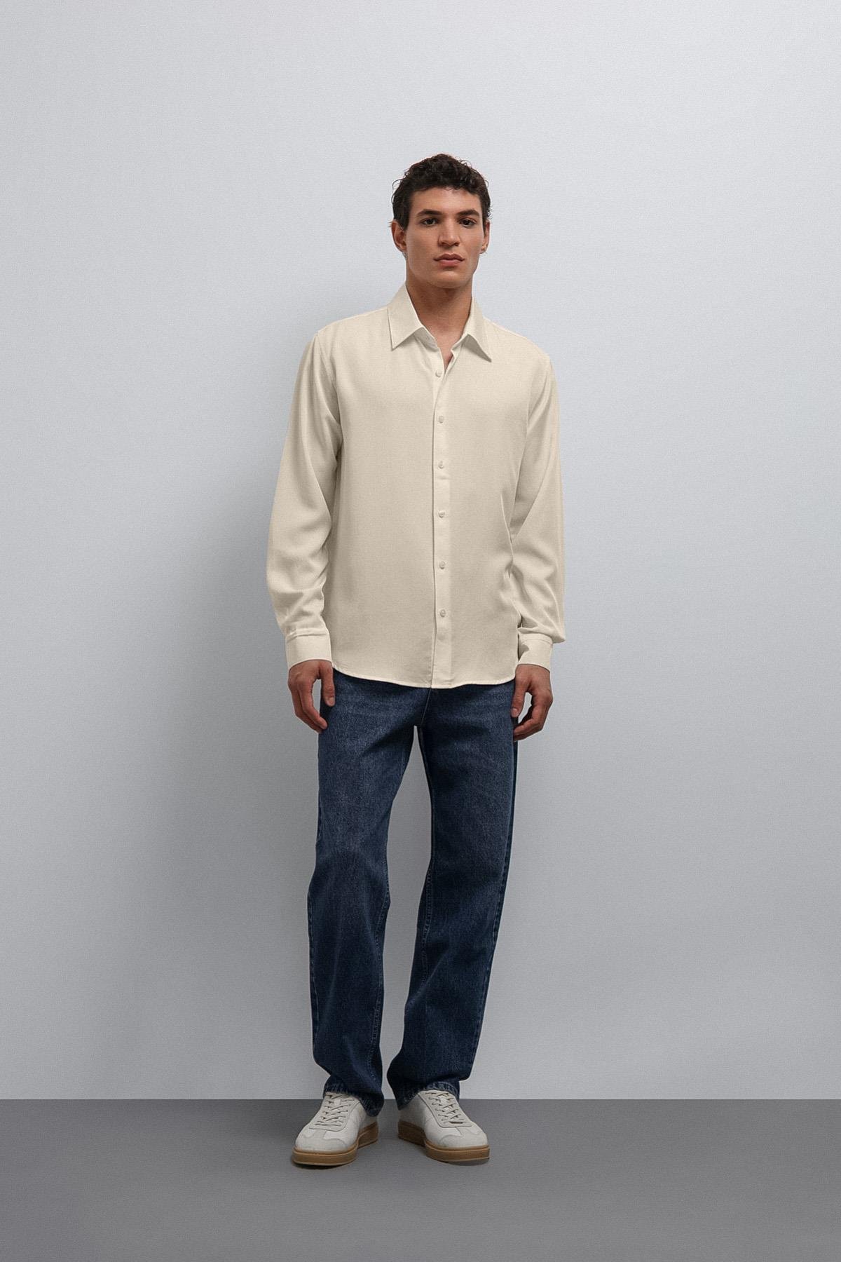 Antioch Taş Teknik Regular Fit Erkek Gömlek