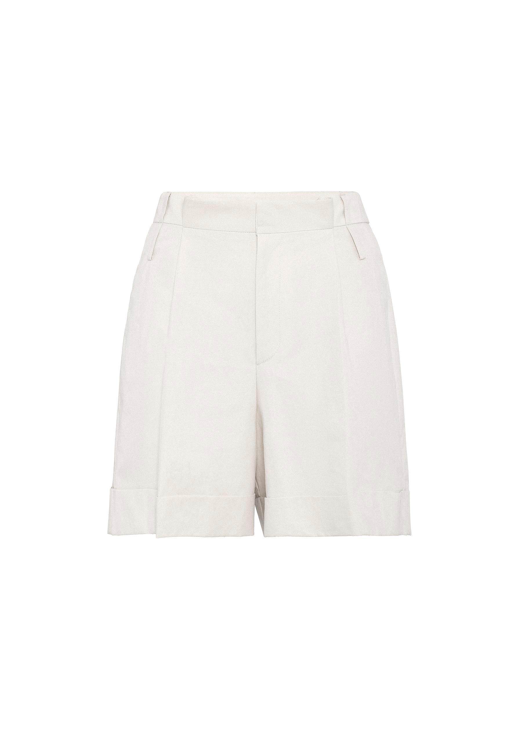 Antioch Taş Yüksek Bel Pensli  Kadın Bermuda Şort