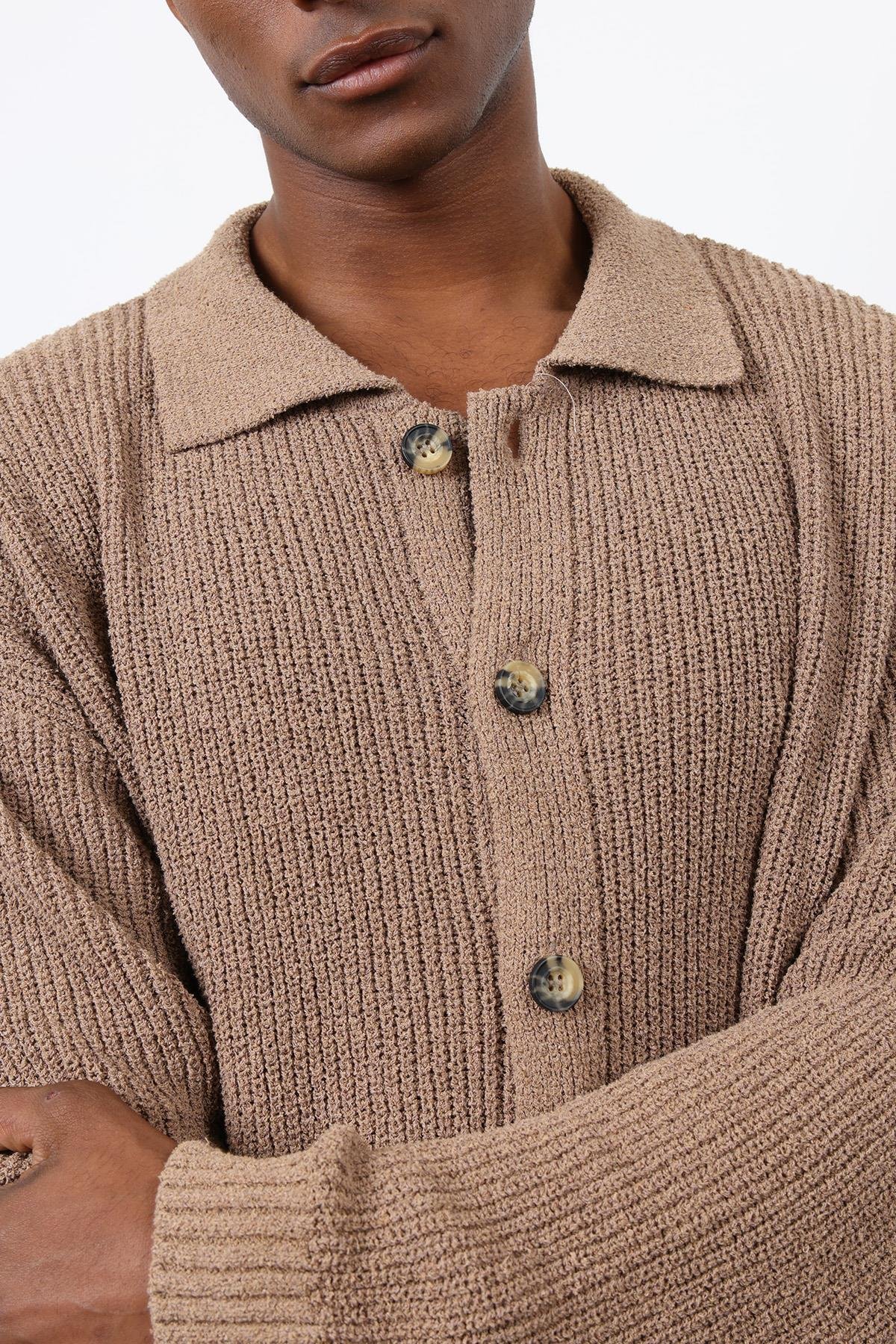 Antioch Vizon Örme Triko Erkek Hırka