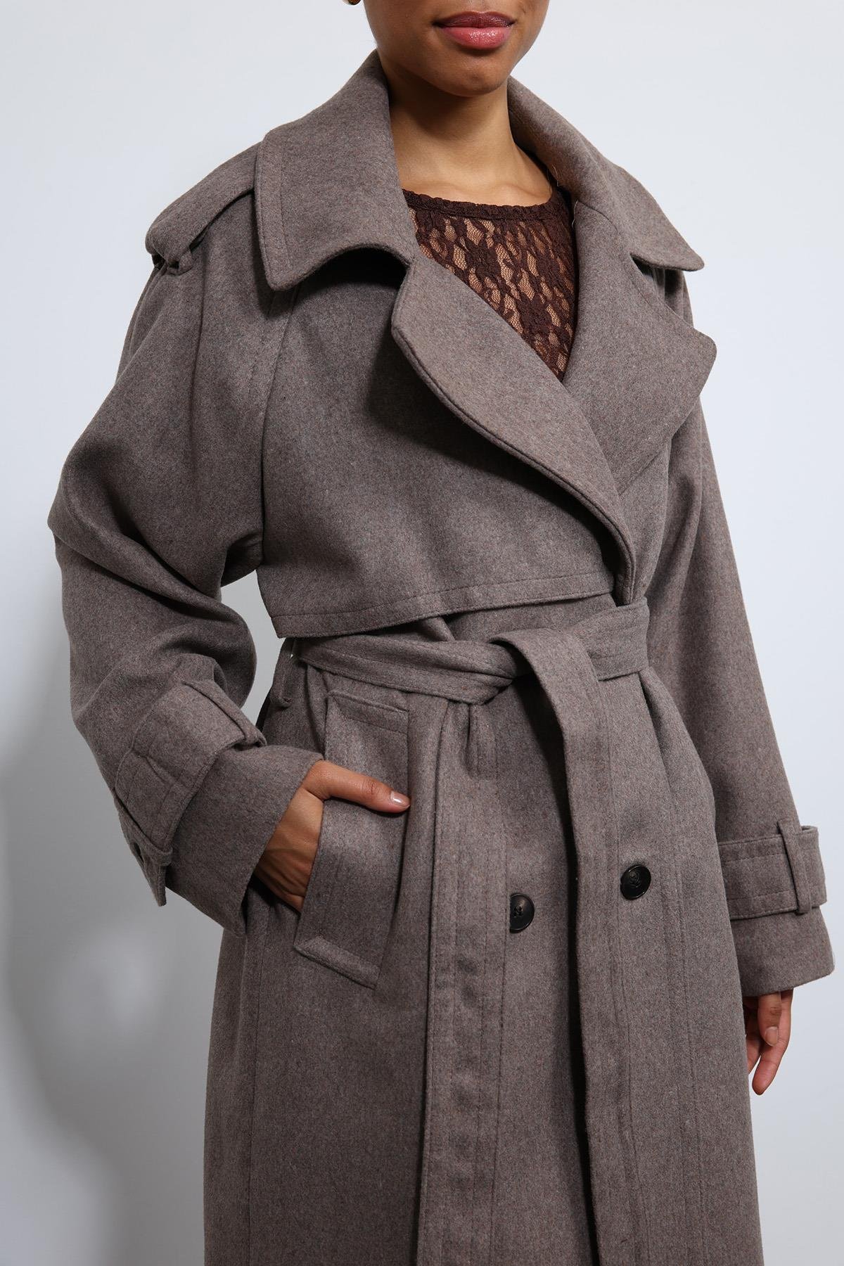 Antioch Vizon Oversize Kemerli Kaban