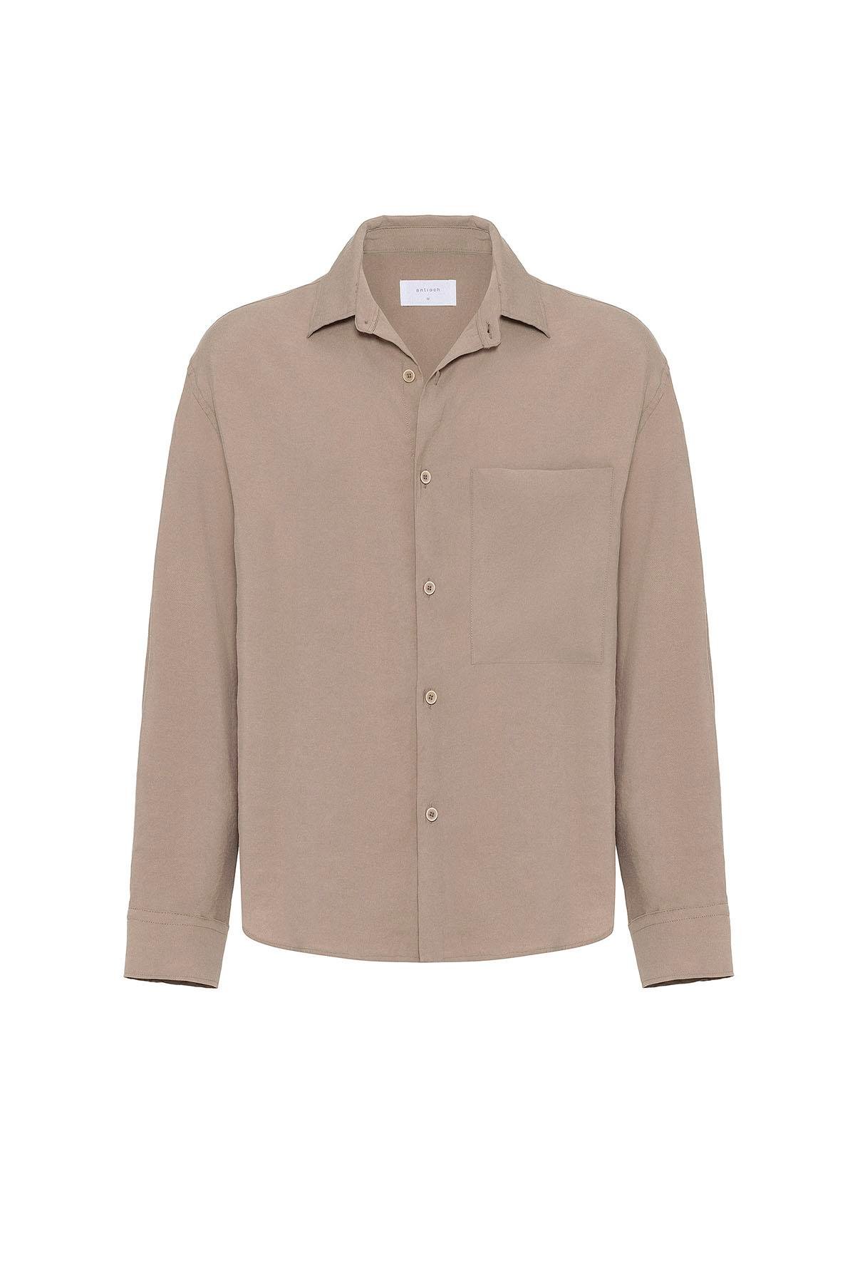 Antioch Vizon Relax Fit Modal Kumaş Erkek Gömlek