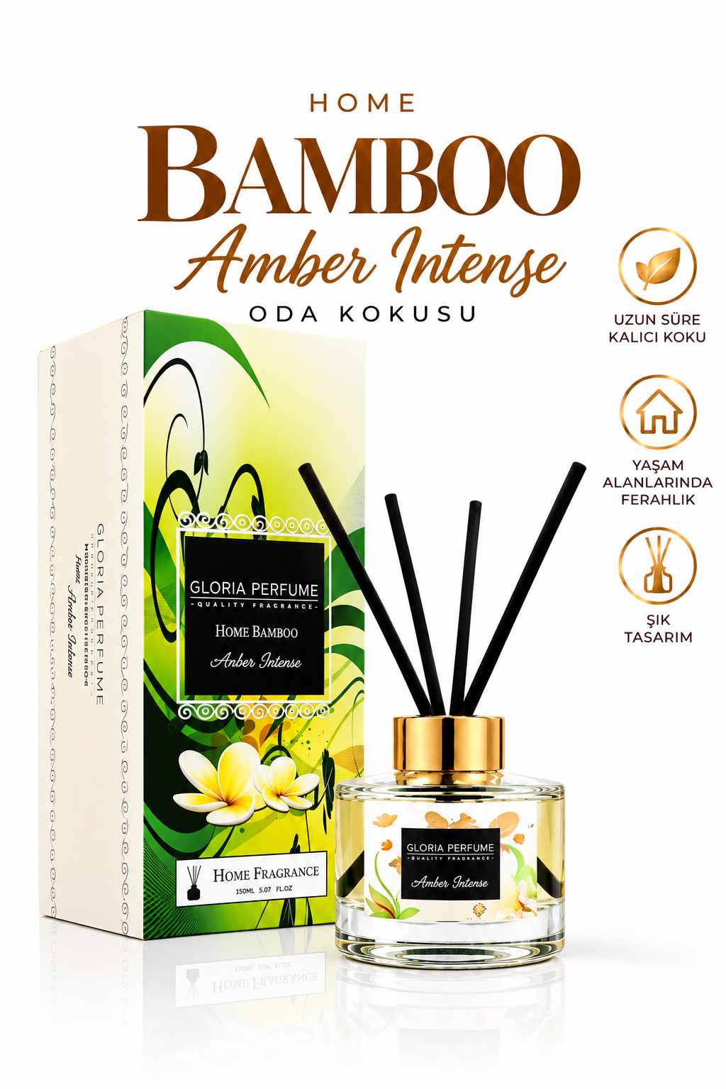 Amber Intens Bambu Çubuklu Oda Kokusu 150 ml