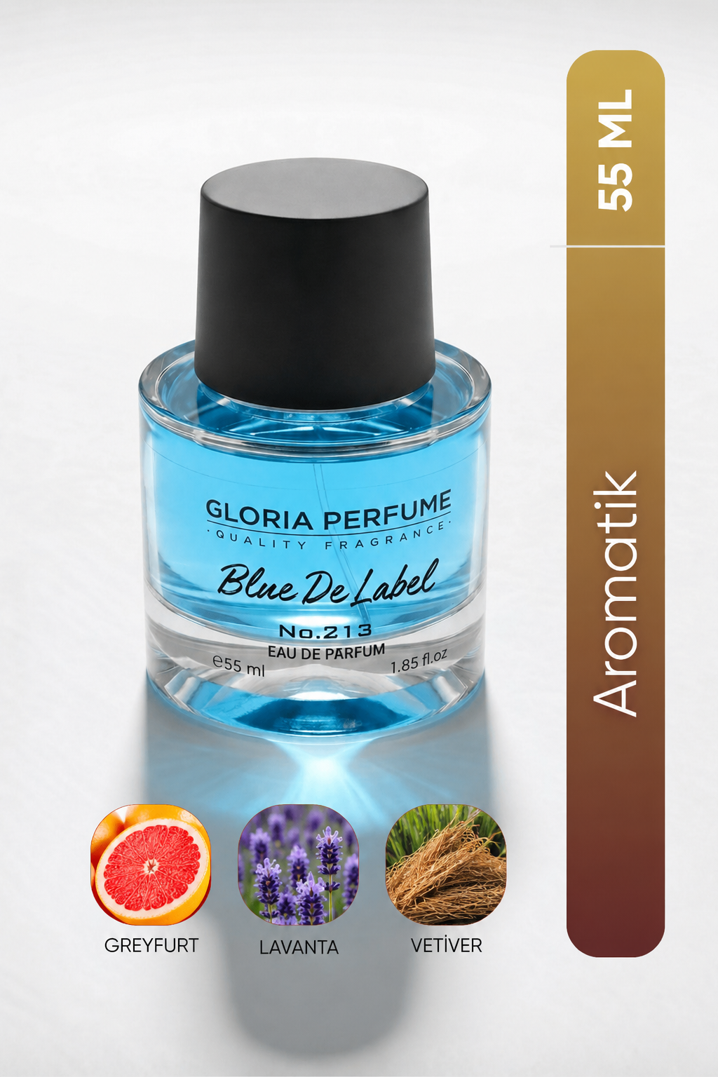 Blue De Label 55 ml Edp Erkek Parfüm