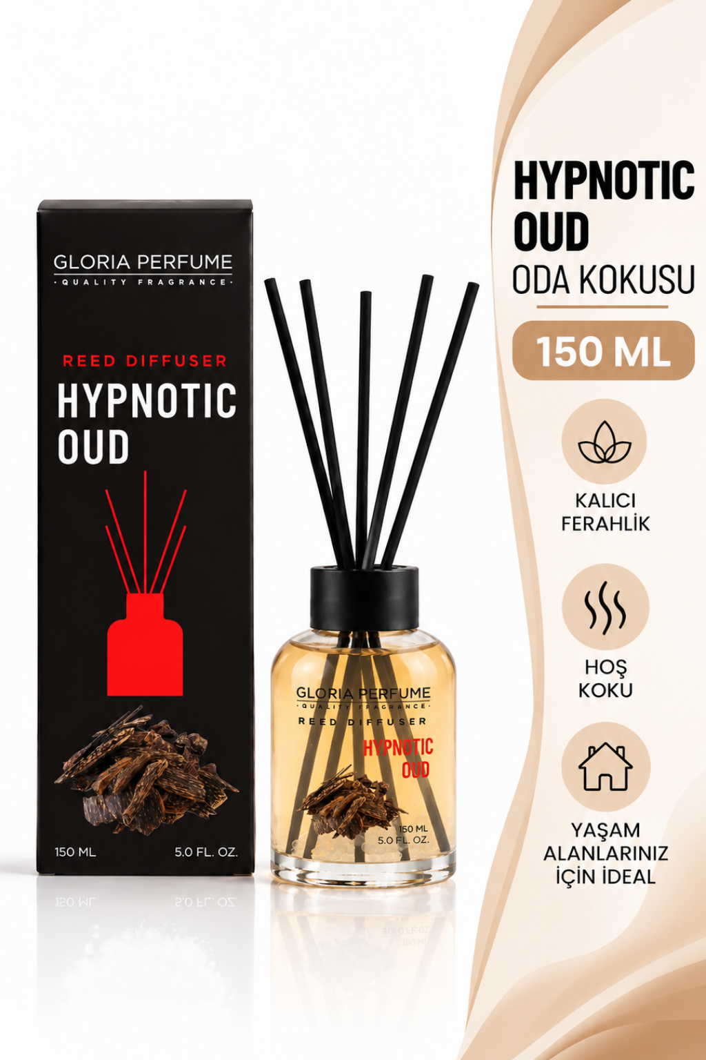 Hypnotic Oud Bambu Çubuklu Oda Kokusu 150 ml