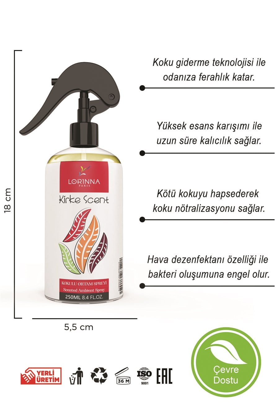 Kirke Scent Oda Spreyi 250 ml
