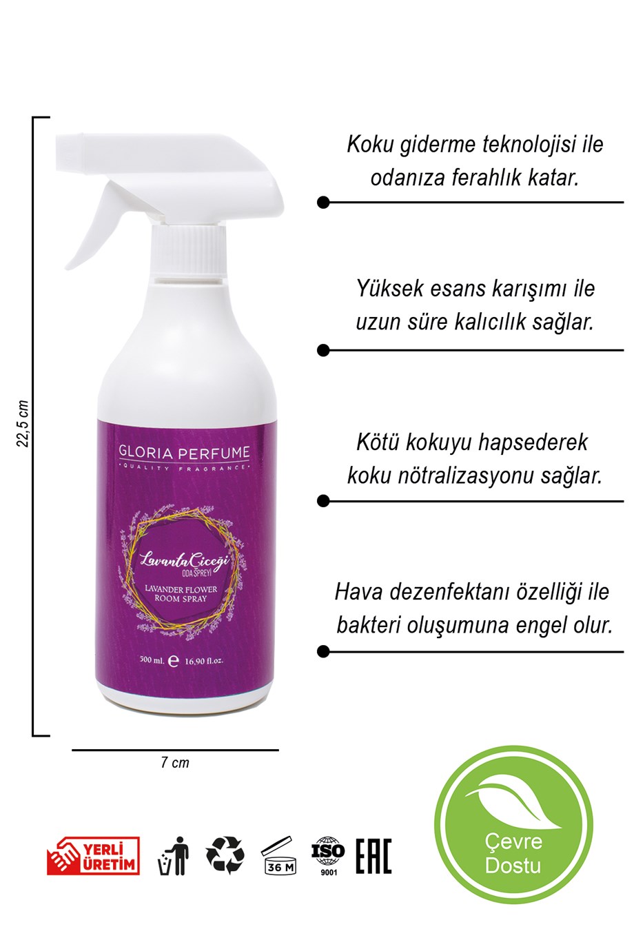 LAVANTA ÇİÇEĞİ ODA SPREYİ 500 ML