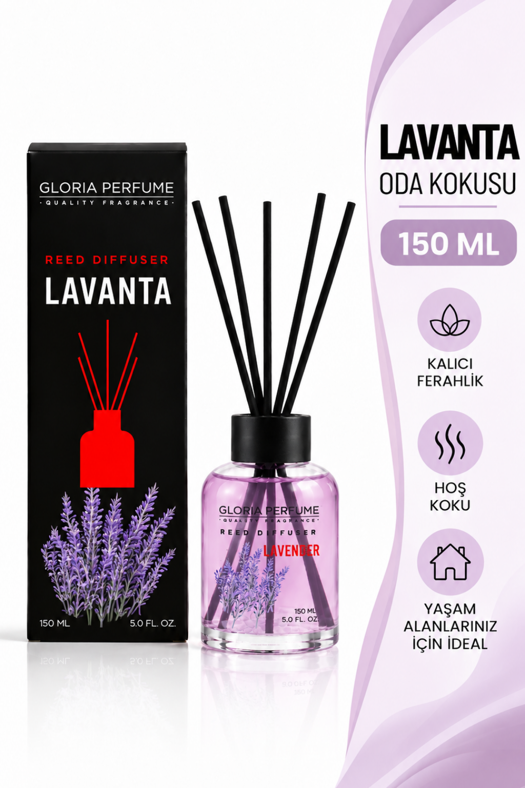 Lavender Bambu Çubuklu Oda Kokusu 150 ml