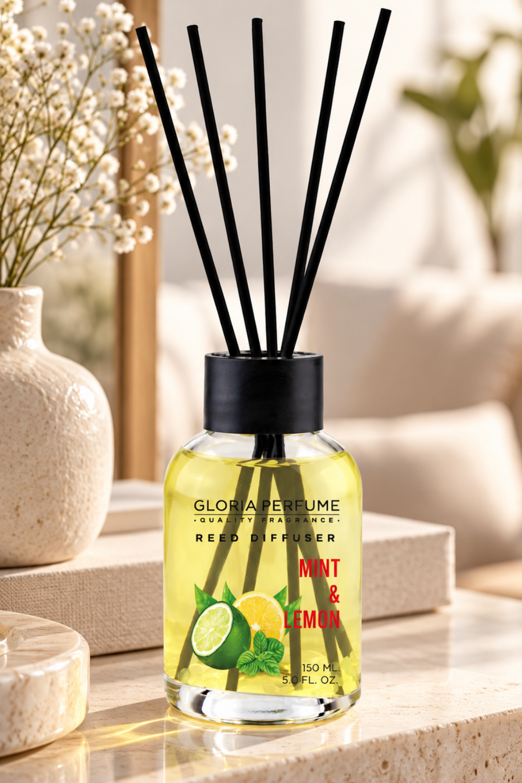 Lemon And Mint Bambu Çubuklu Oda Kokusu 150 ml