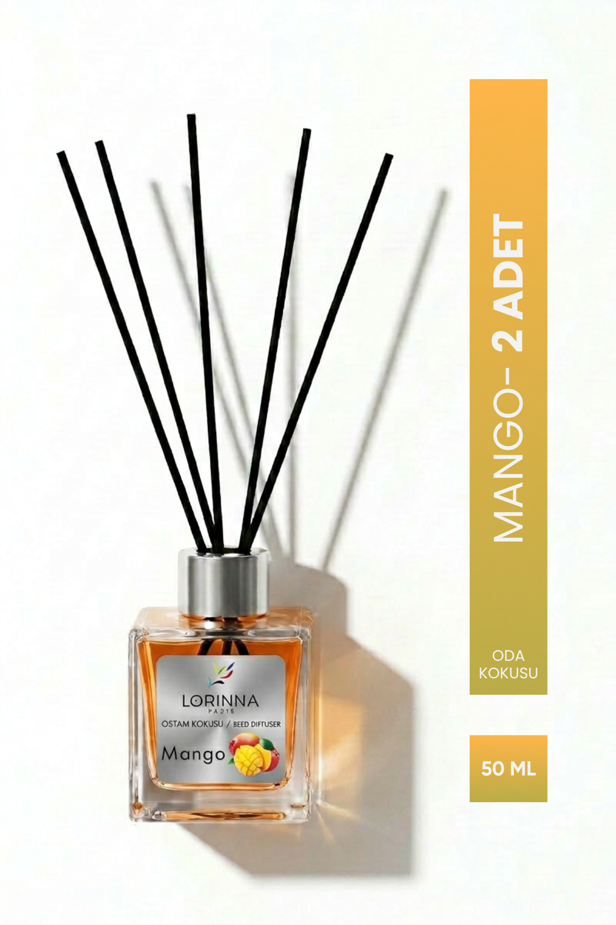 Mango Çubuklu Oda Kokusu Seti 2x50 ml
