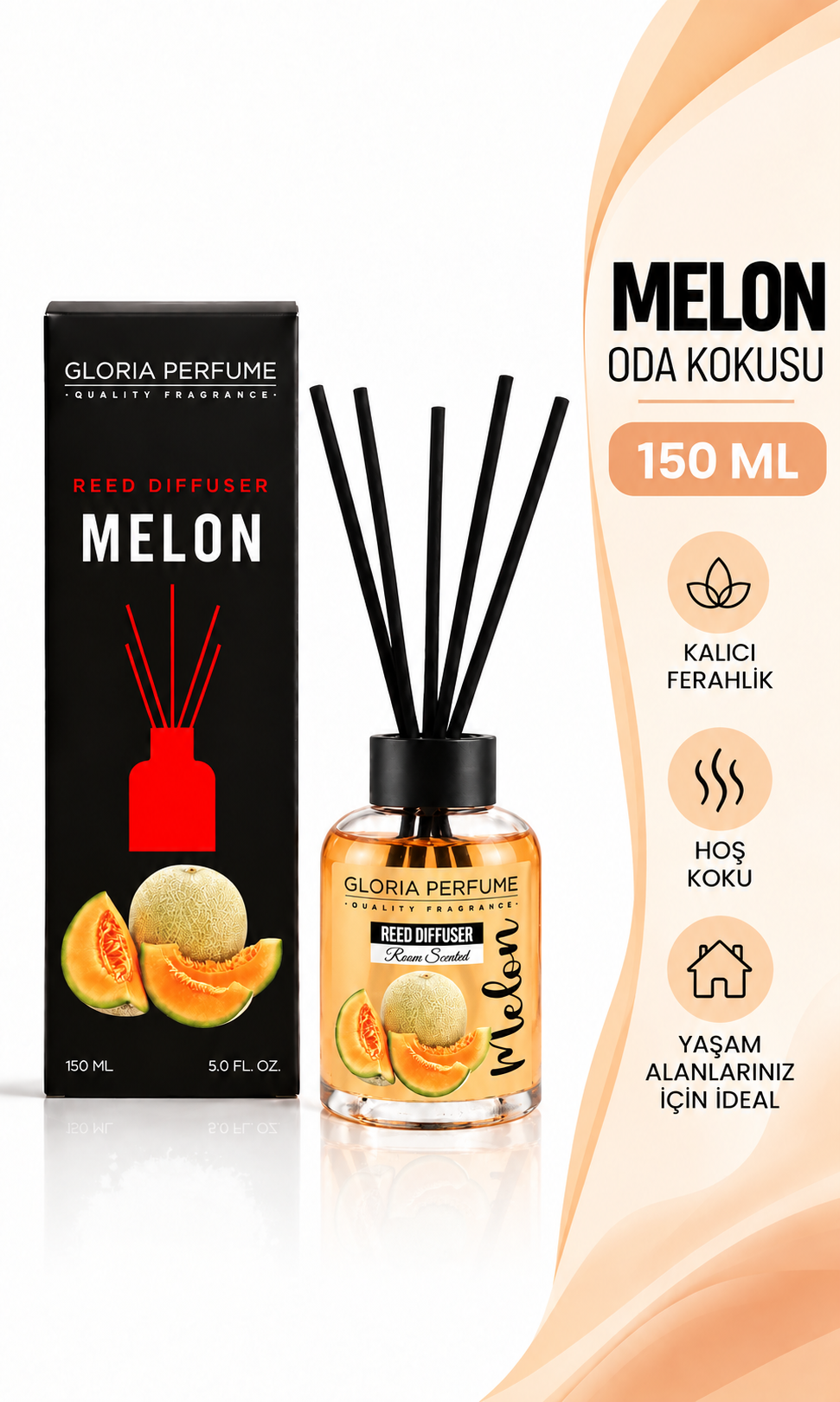Melon Bambu Çubuklu Oda Kokusu 150 ml