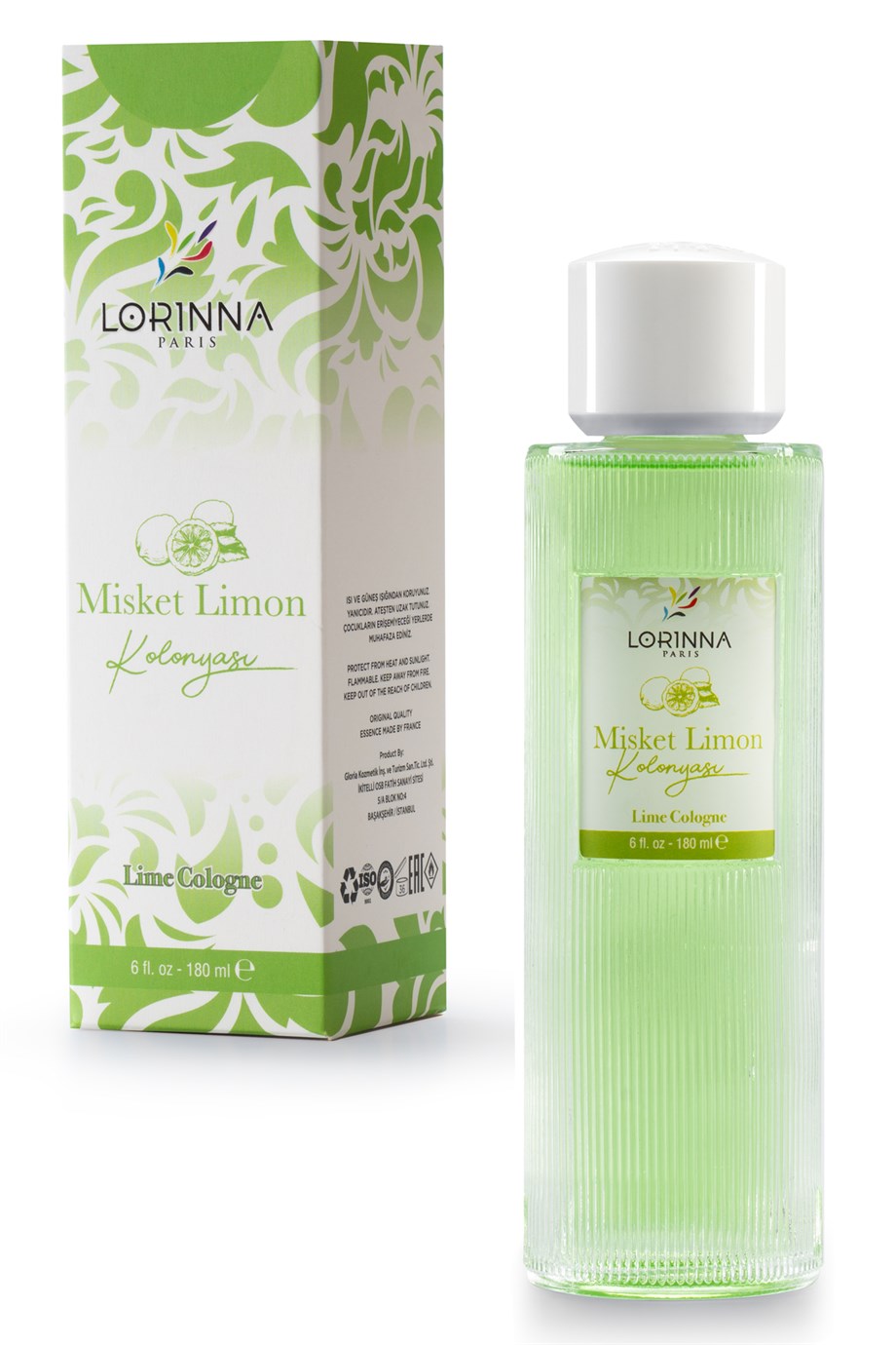 MİSKET LİMON KOLONYASI 180 ML - CAM ŞİŞE