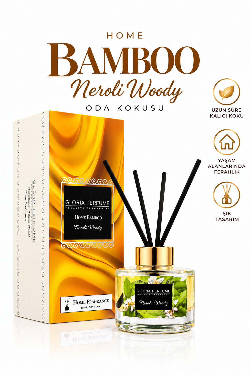 Neroli Woody Bambu Çubuklu Oda Kokusu 150 ml