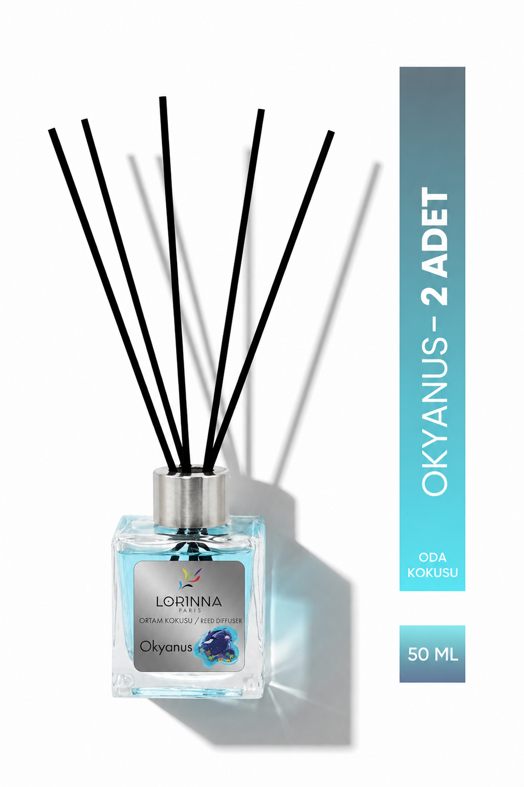 Ocean Çubuklu Oda Kokusu Seti 2x50 ml