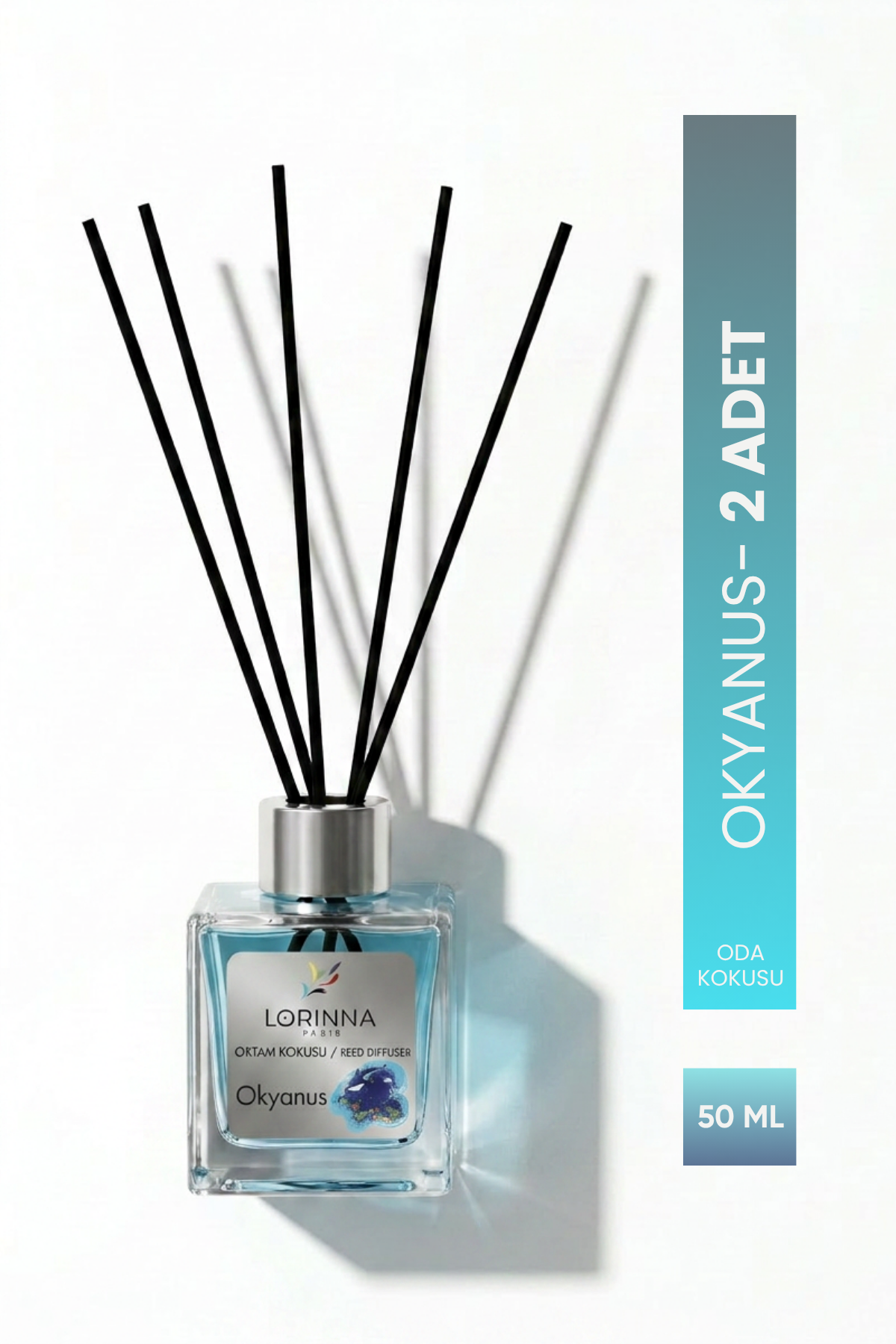 Ocean Çubuklu Oda Kokusu Seti 2x50 ml