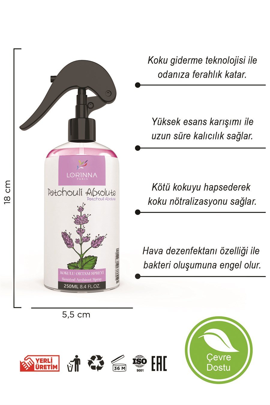 Patchouli Absolute Oda Spreyi 250 ml