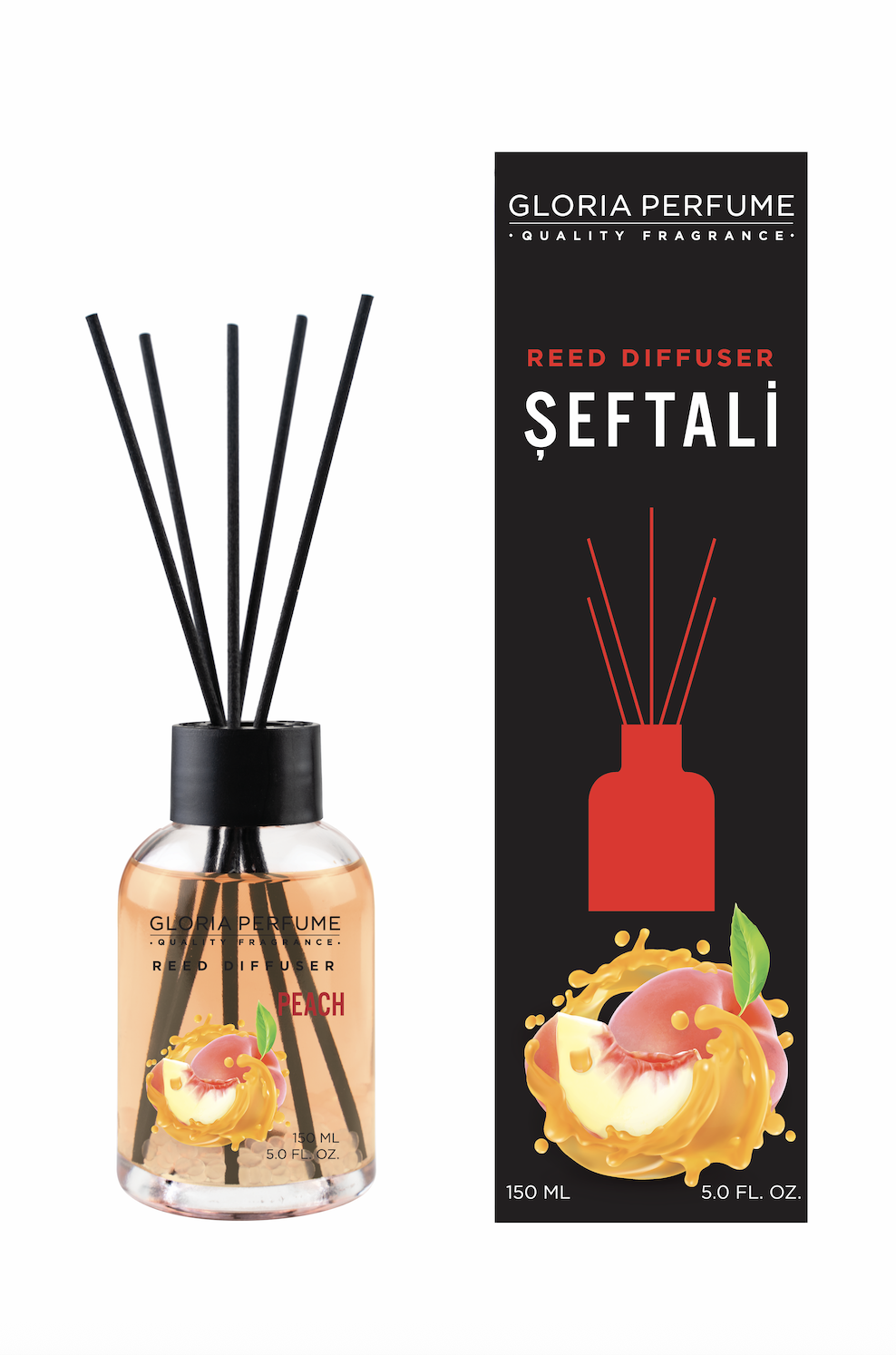 Peach Bambu Çubuklu Oda Kokusu 150 ml