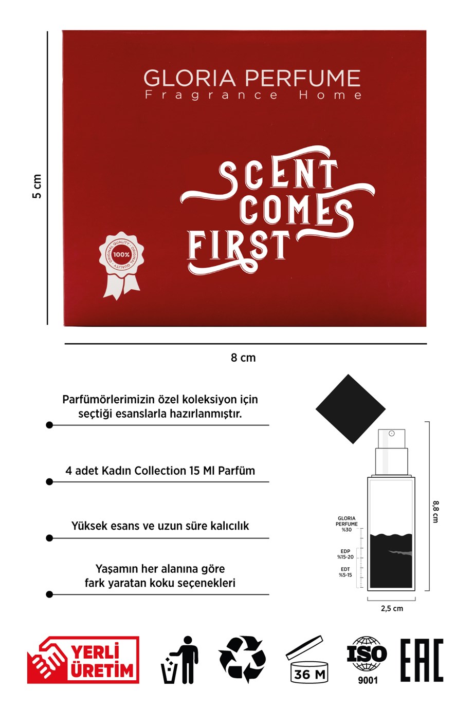 SCENT COMES FİRST KADIN PARFÜM SETİ EDP 60 ML